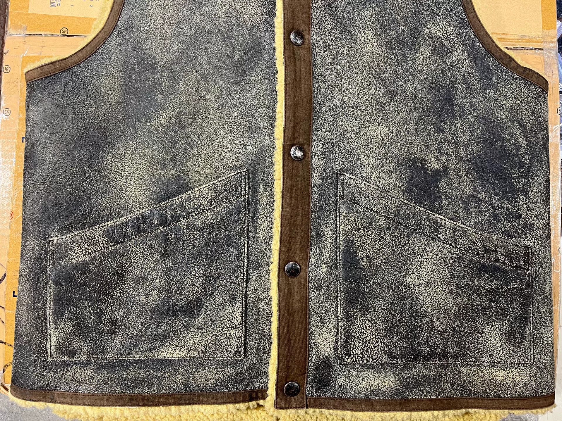 RRL Ralph Lauren vintage rrl shearling vest by polo ralph lauren Size US XL / EU 56 / 4 - 6 Thumbnail