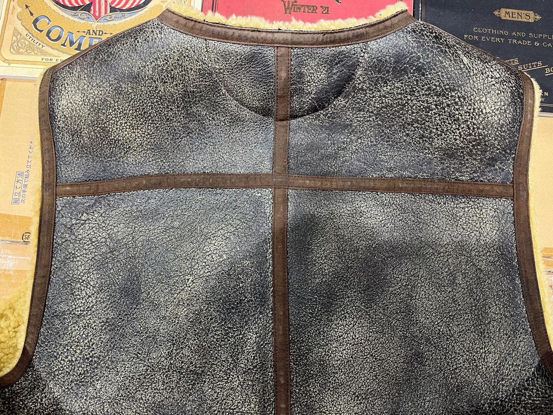 RRL Ralph Lauren vintage rrl shearling vest by polo ralph lauren Size US XL / EU 56 / 4 - 7 Thumbnail