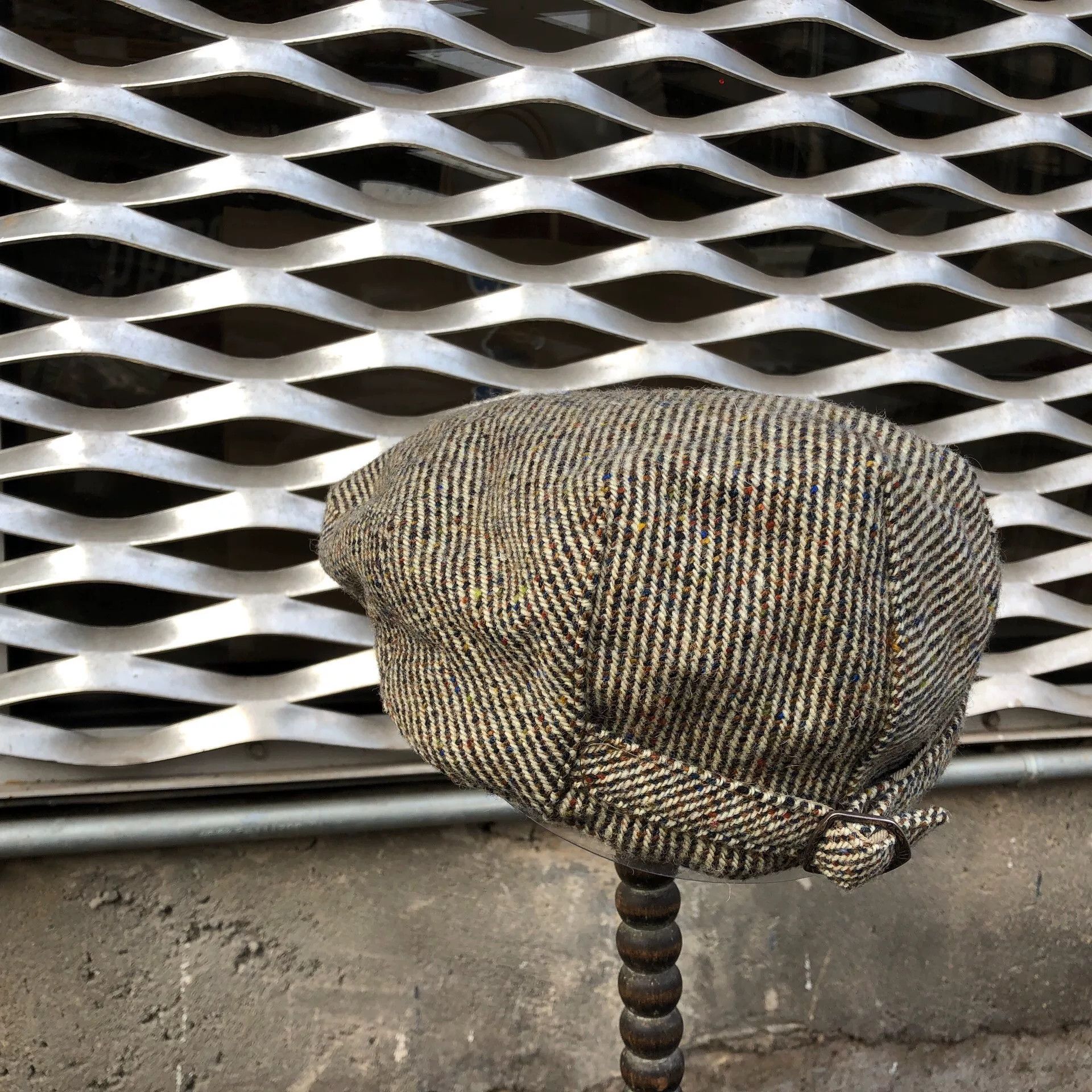 RRL Ralph Lauren stylish houndstooth wool beret hat Size ONE SIZE - 3 Thumbnail