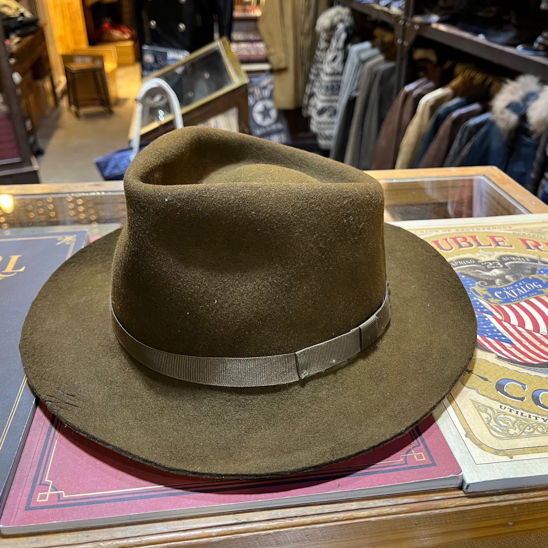 RRL Ralph Lauren classic wool fedora hat by Ralph Lauren Size ONE SIZE - 2 Thumbnail