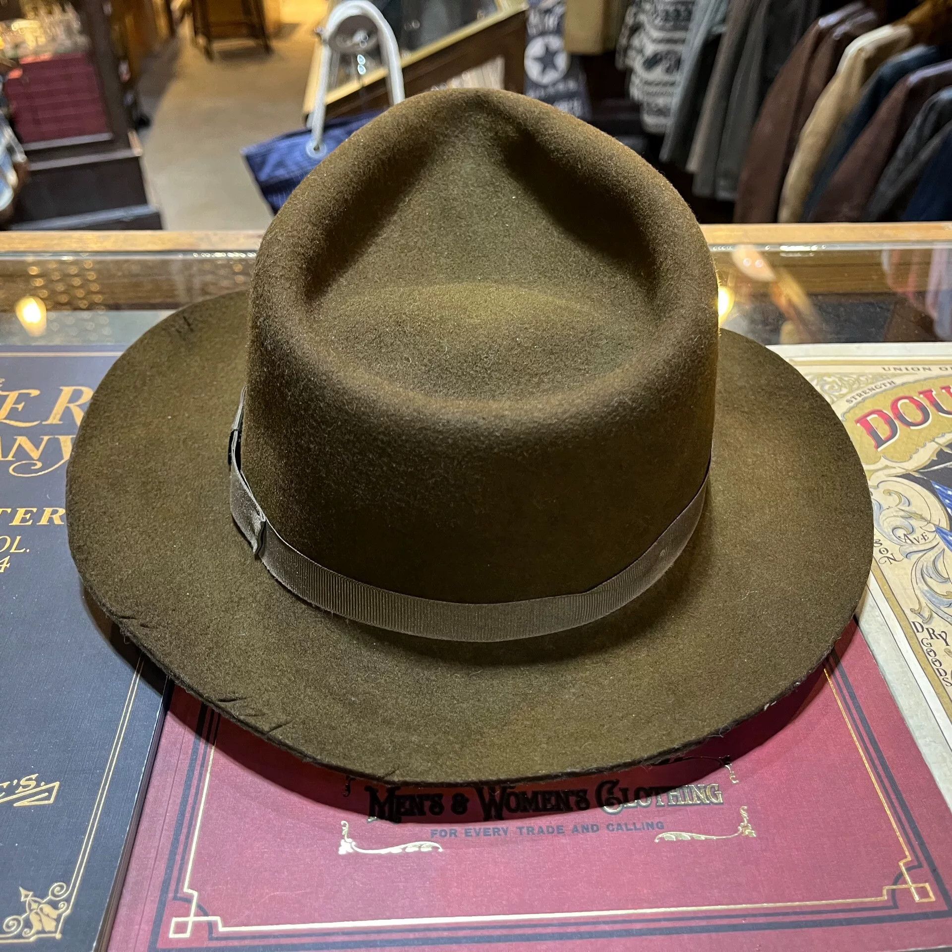 RRL Ralph Lauren classic wool fedora hat by Ralph Lauren Size ONE SIZE - 3 Thumbnail