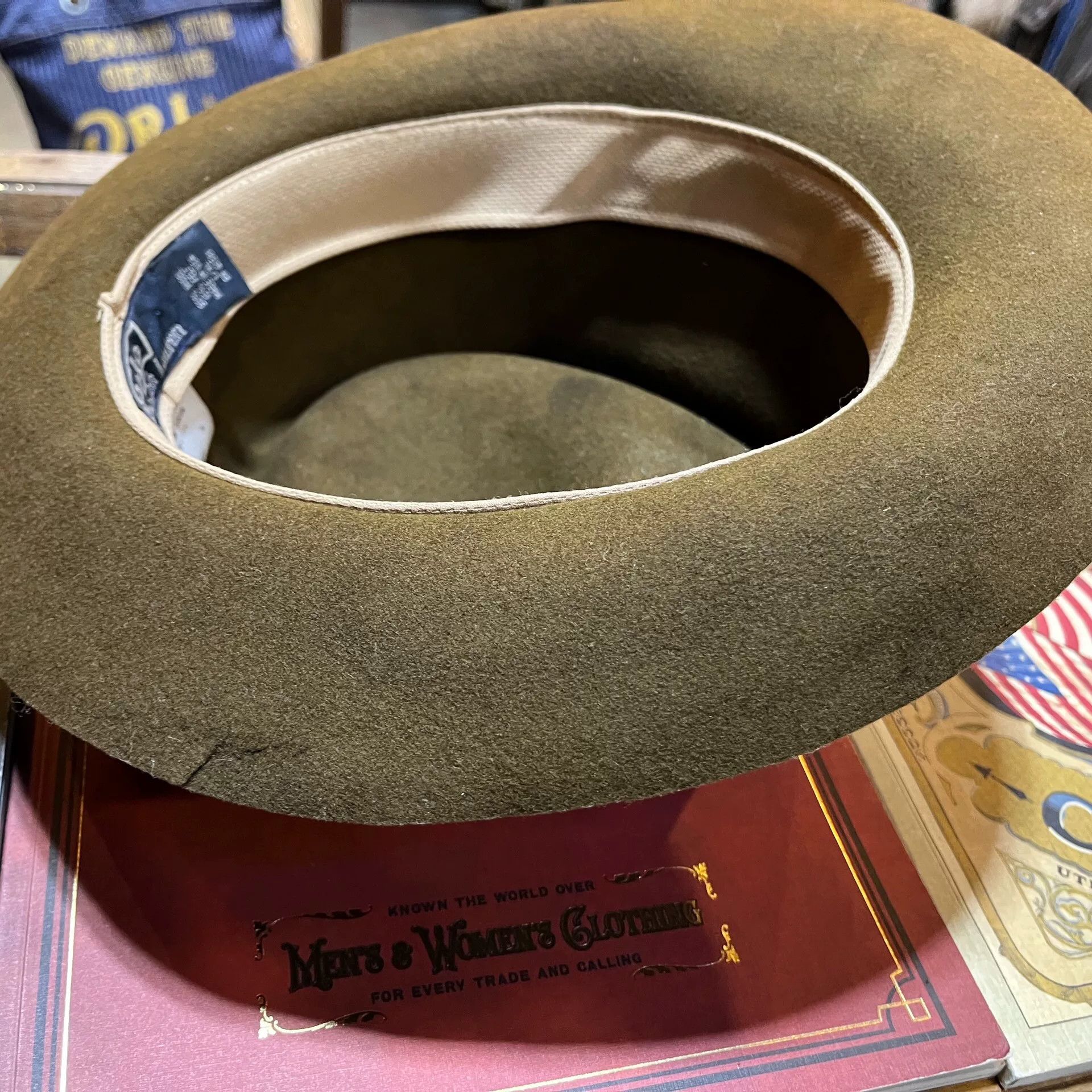 RRL Ralph Lauren classic wool fedora hat by Ralph Lauren Size ONE SIZE - 6 Thumbnail