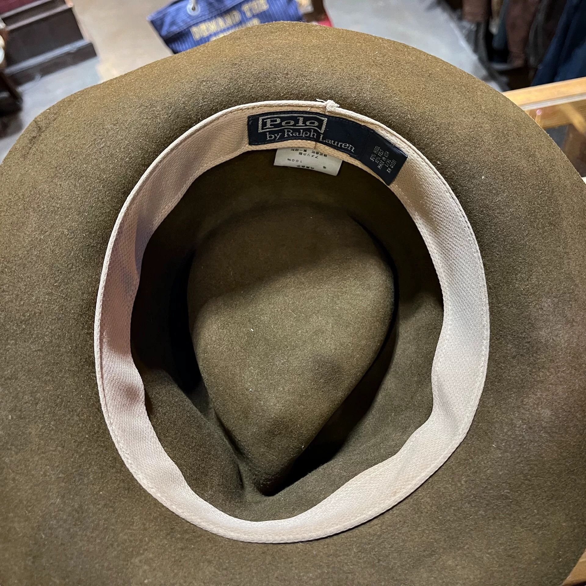RRL Ralph Lauren classic wool fedora hat by Ralph Lauren Size ONE SIZE - 5 Thumbnail