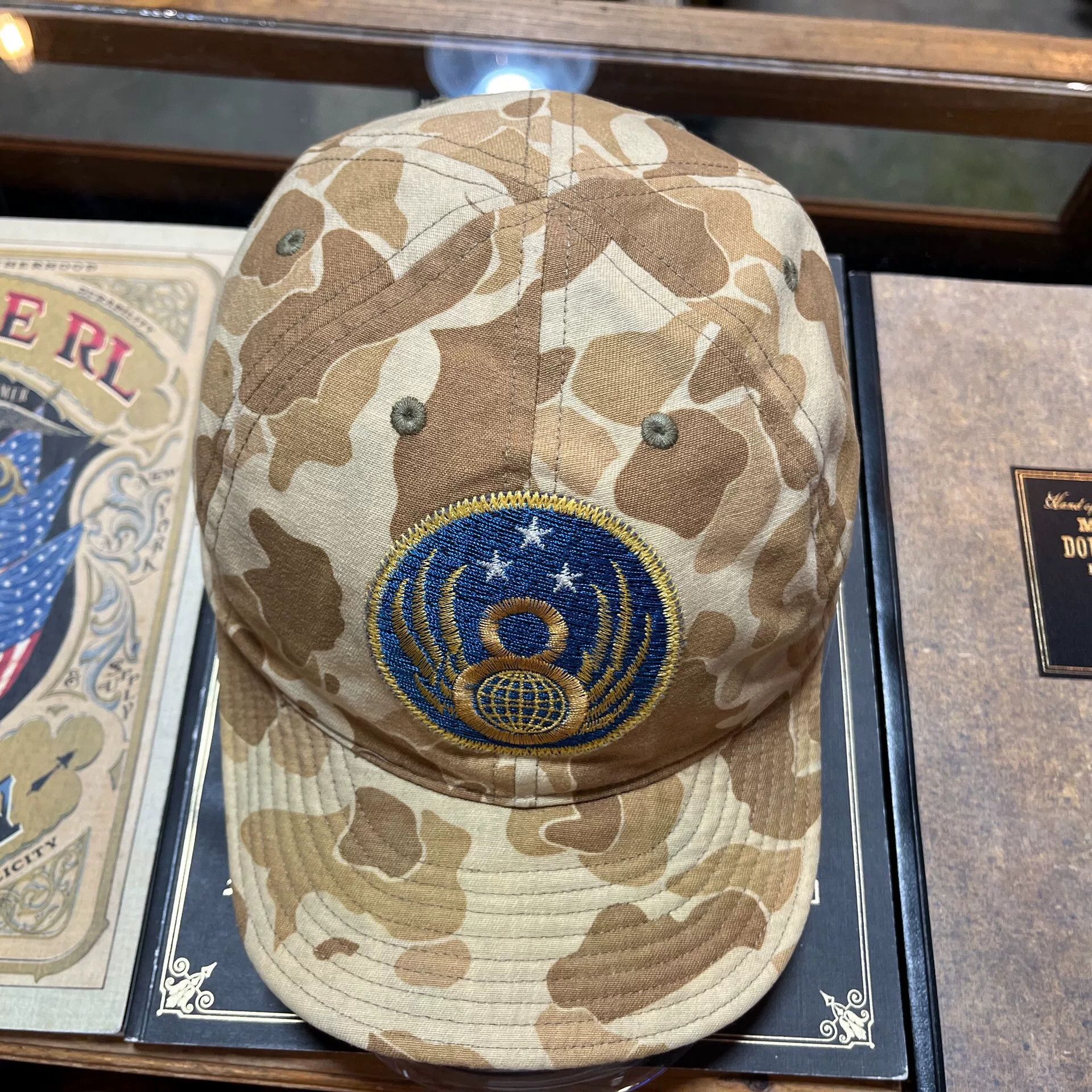 camo embroidered cap by double rl