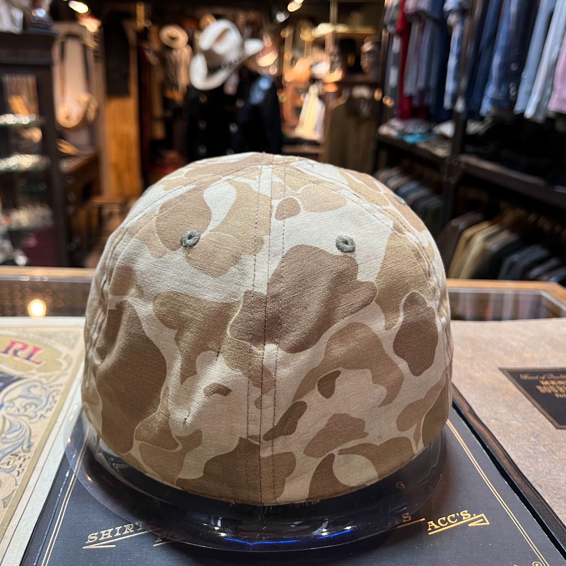camo embroidered cap by double rl