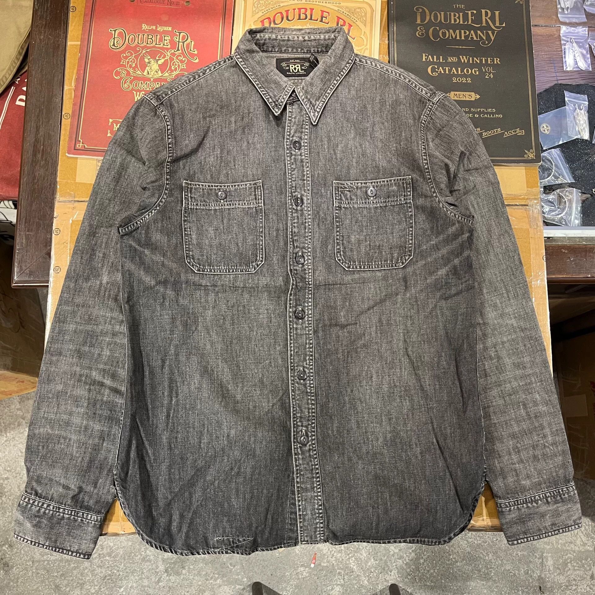 RRL Ralph Lauren double rl ralph lauren long sleeve shirt Size US S / EU 44-46 / 1 - 2 Thumbnail