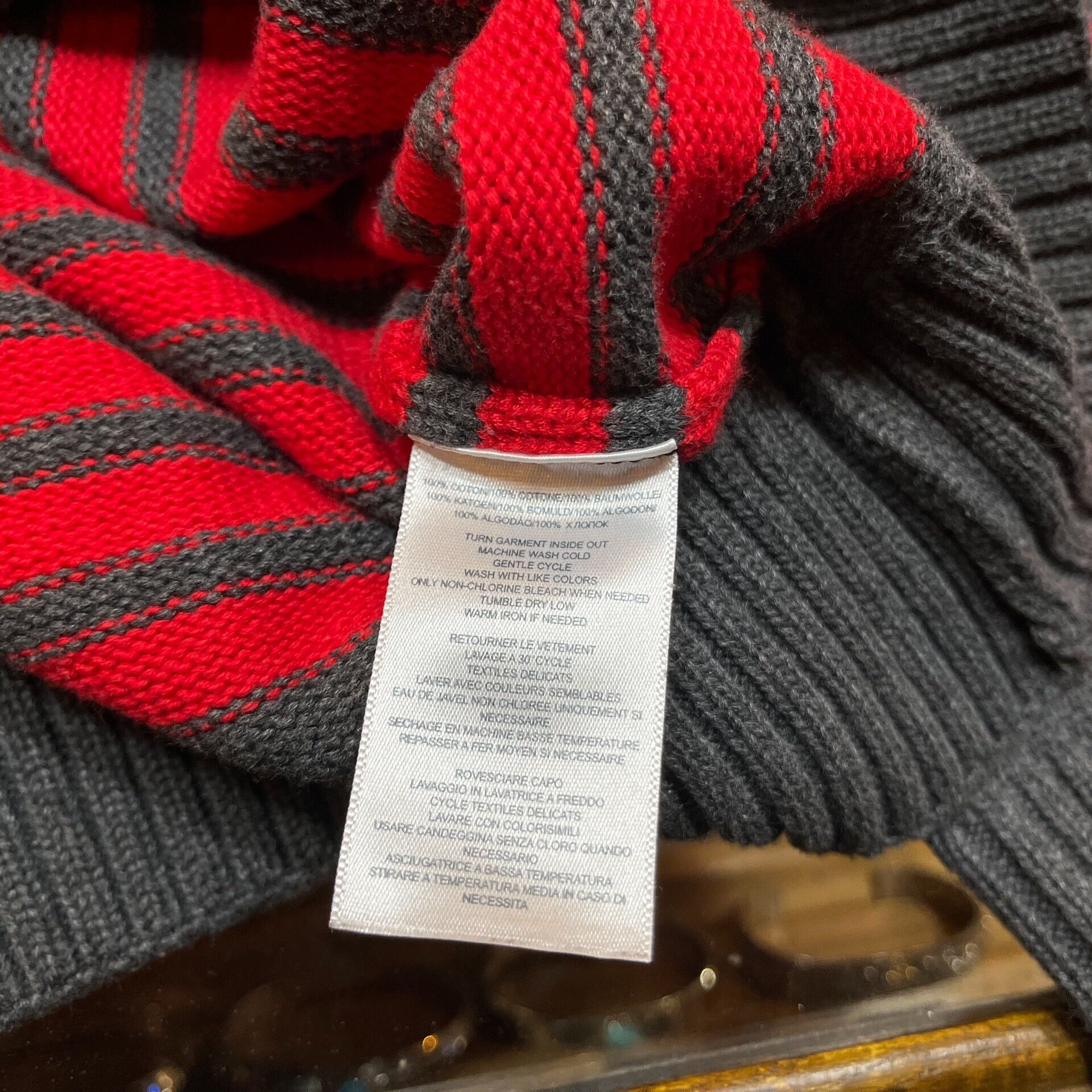 RRL Ralph Lauren red striped knit pullover by Ralph Lauren Size US M / EU 48-50 / 2 - 4 Thumbnail