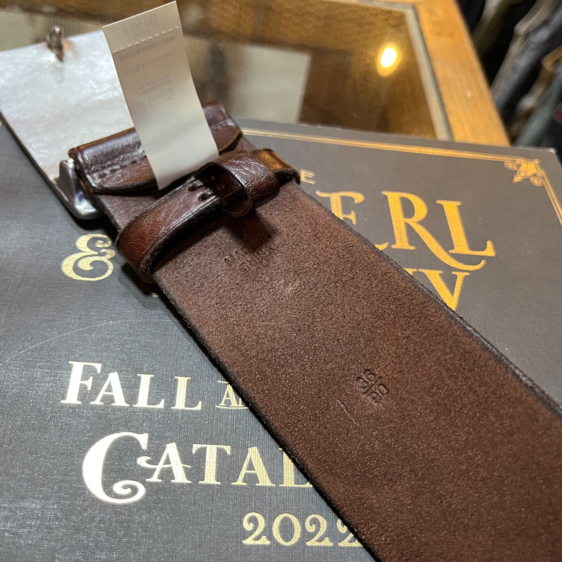 RRL Ralph Lauren double rl ralph lauren leather belt Size ONE SIZE - 3 Thumbnail