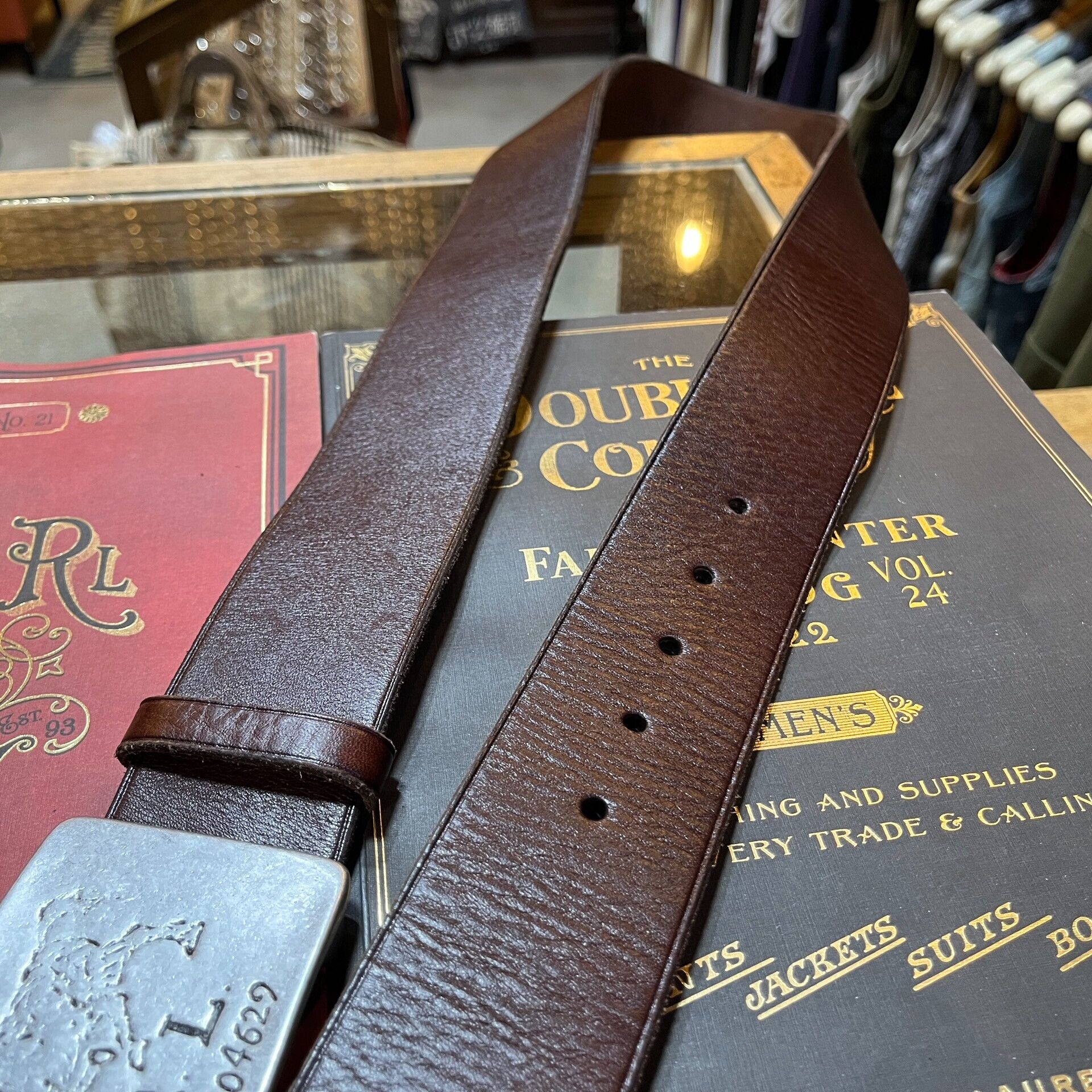 RRL Ralph Lauren double rl ralph lauren leather belt Size ONE SIZE - 4 Thumbnail