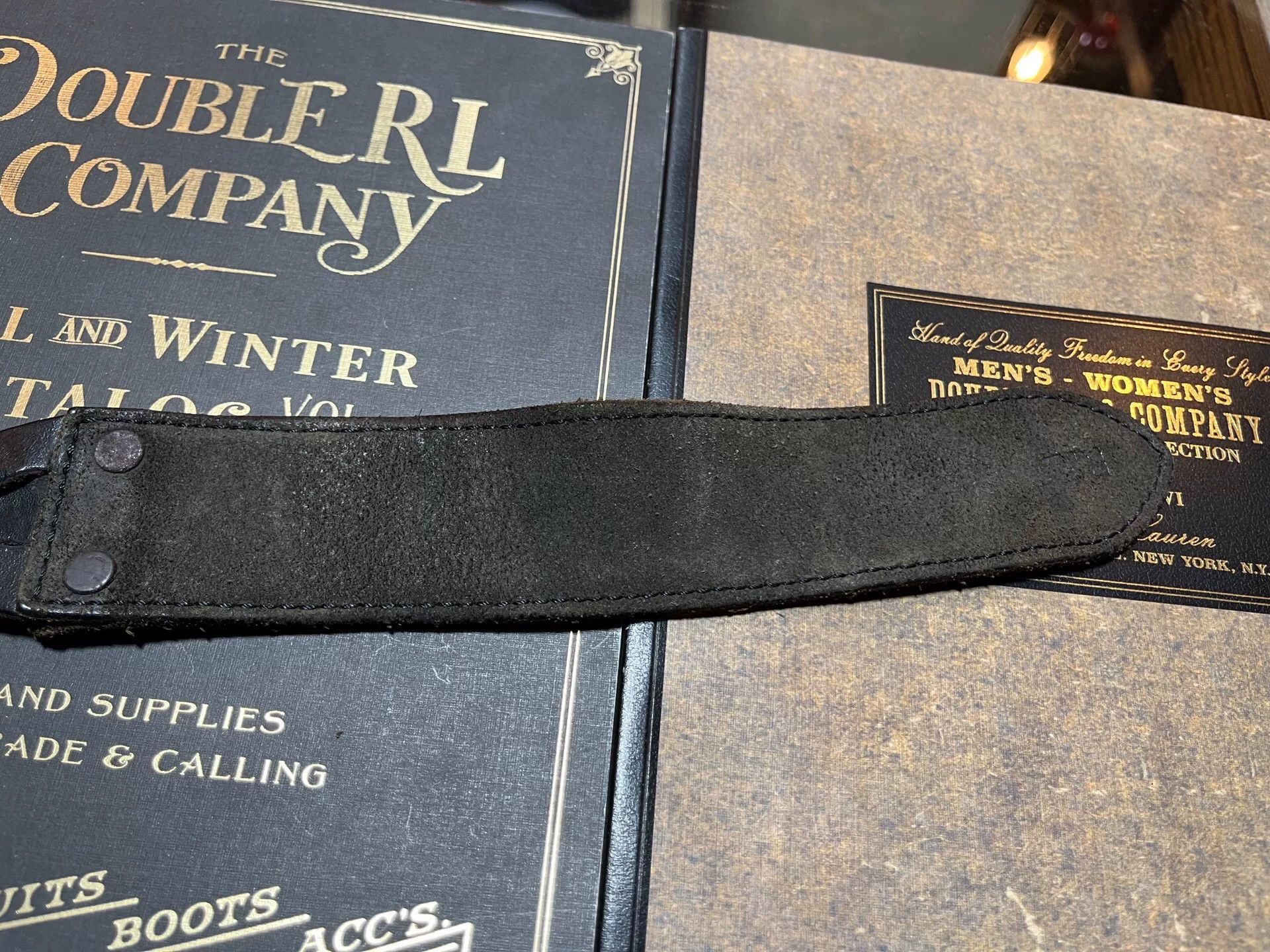 RRL Ralph Lauren rrl woven leather belt by ralph lauren Size ONE SIZE - 7 Thumbnail