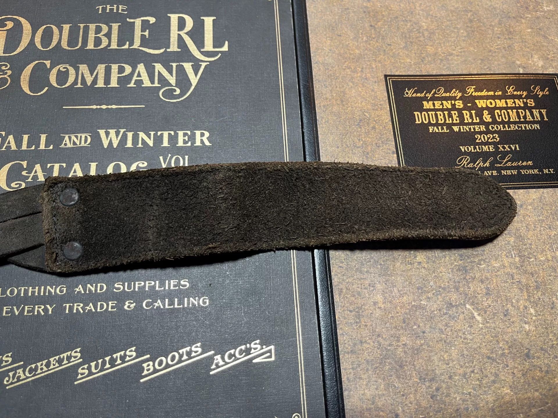 RRL Ralph Lauren rrl woven leather belt by ralph lauren Size ONE SIZE - 8 Thumbnail