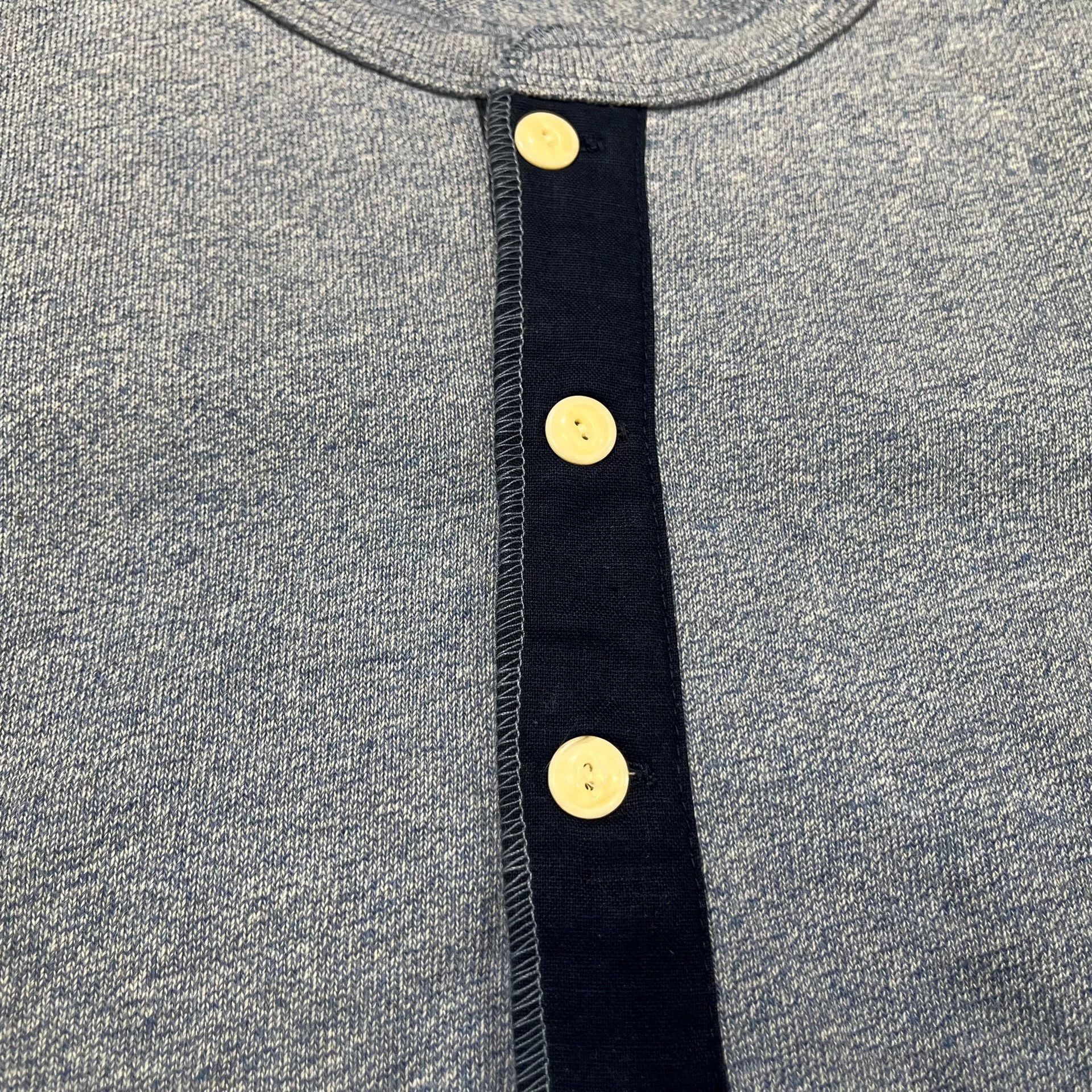 RRL Ralph Lauren gray long sleeve henley shirt by Ralph Lauren Size US M / EU 48-50 / 2 - 7 Thumbnail