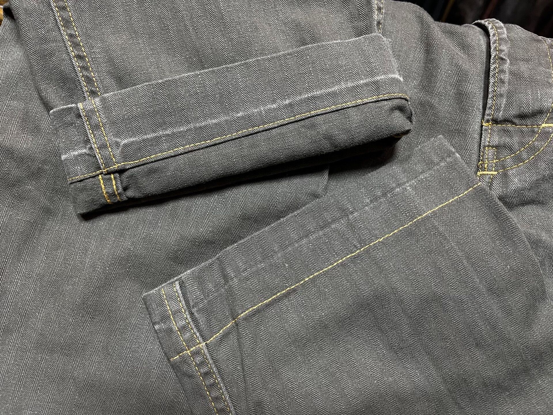RRL Ralph Lauren grey casual work pants by Ralph Lauren Size US 31 - 7 Thumbnail
