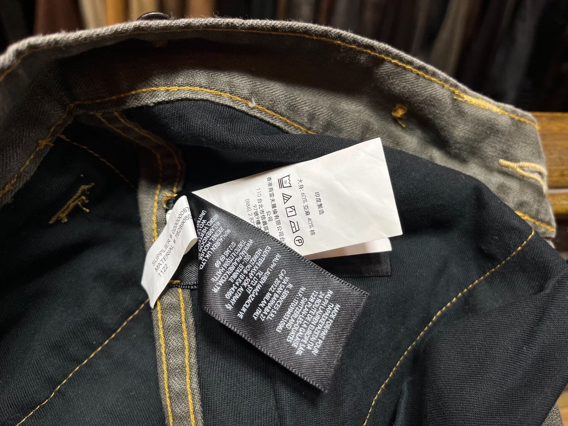 RRL Ralph Lauren grey casual work pants by Ralph Lauren Size US 31 - 5 Thumbnail