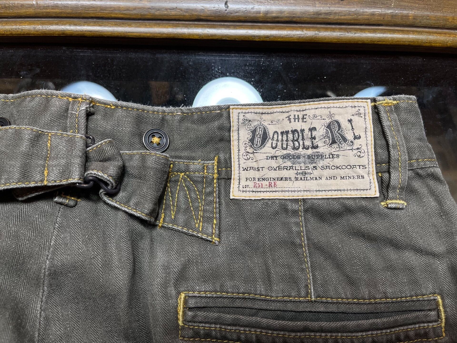 RRL Ralph Lauren grey casual work pants by Ralph Lauren Size US 31 - 9 Thumbnail