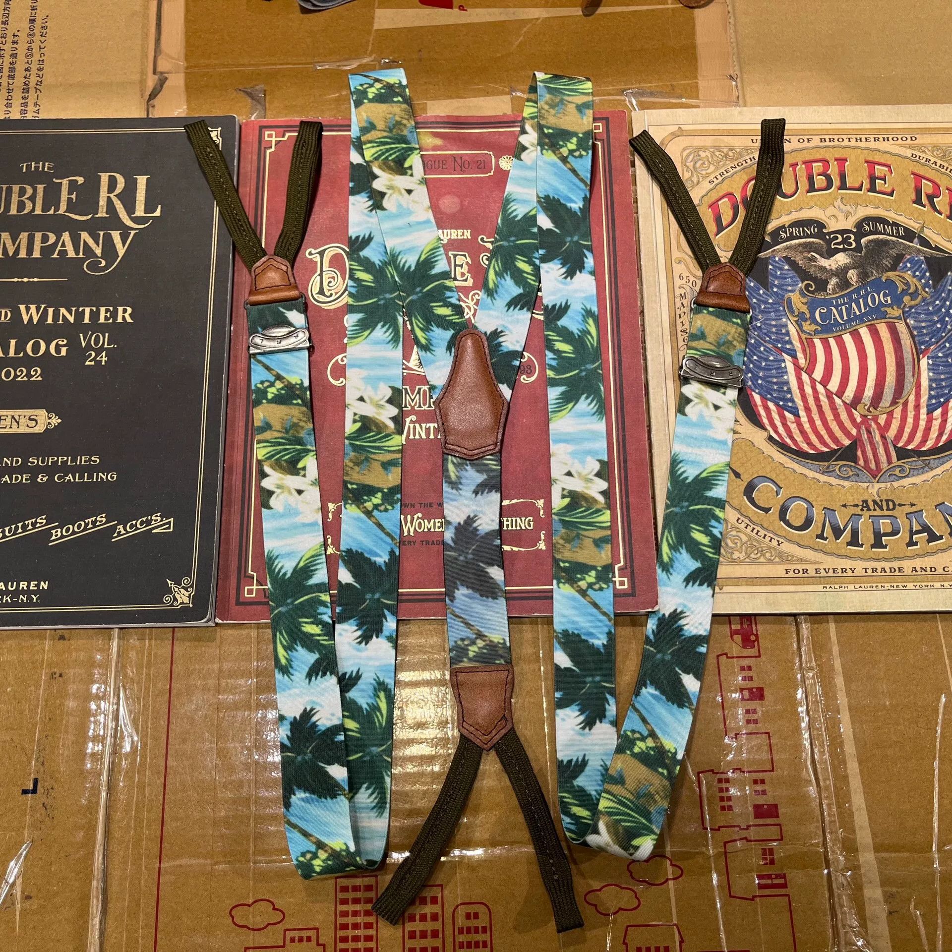 RRL Ralph Lauren colorful suspenders from Double RL Ralph Lauren Size ONE SIZE - 2 Thumbnail
