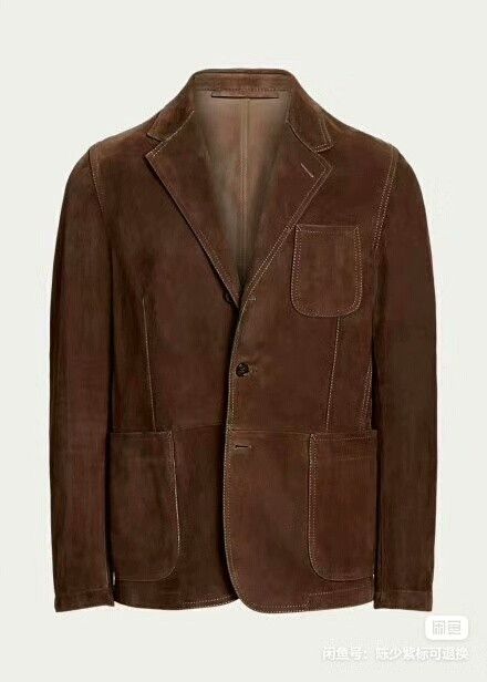 Polo Ralph Lauren brown suede blazer from polo ralph lauren Size US XL / EU 56 / 4 - 5 Thumbnail