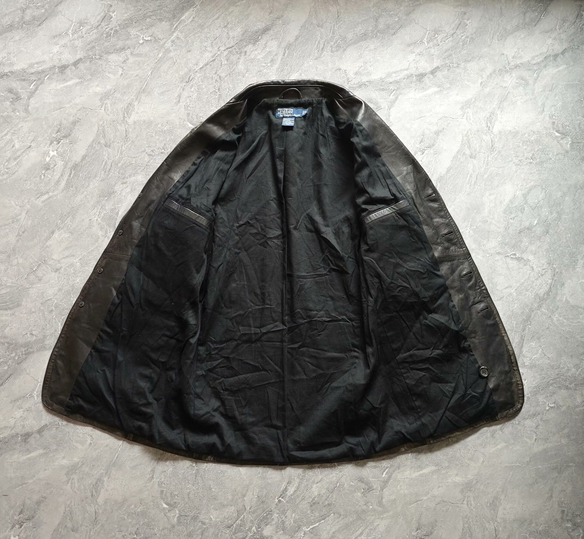 Polo Ralph Lauren soft black leather jacket by polo ralph lauren Size US M / EU 48-50 / 2 - 2 Thumbnail