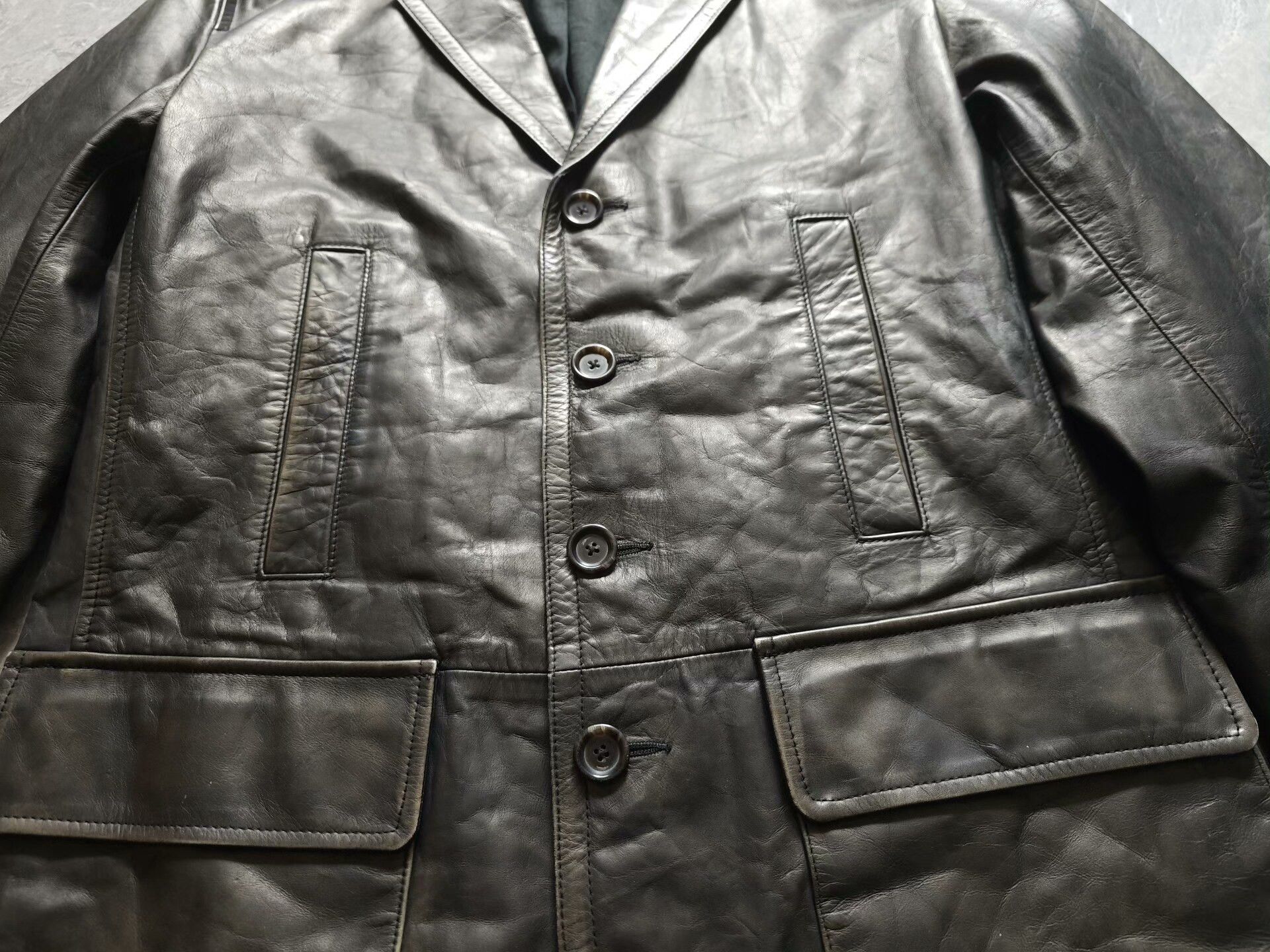 Polo Ralph Lauren soft black leather jacket by polo ralph lauren Size US M / EU 48-50 / 2 - 5 Thumbnail