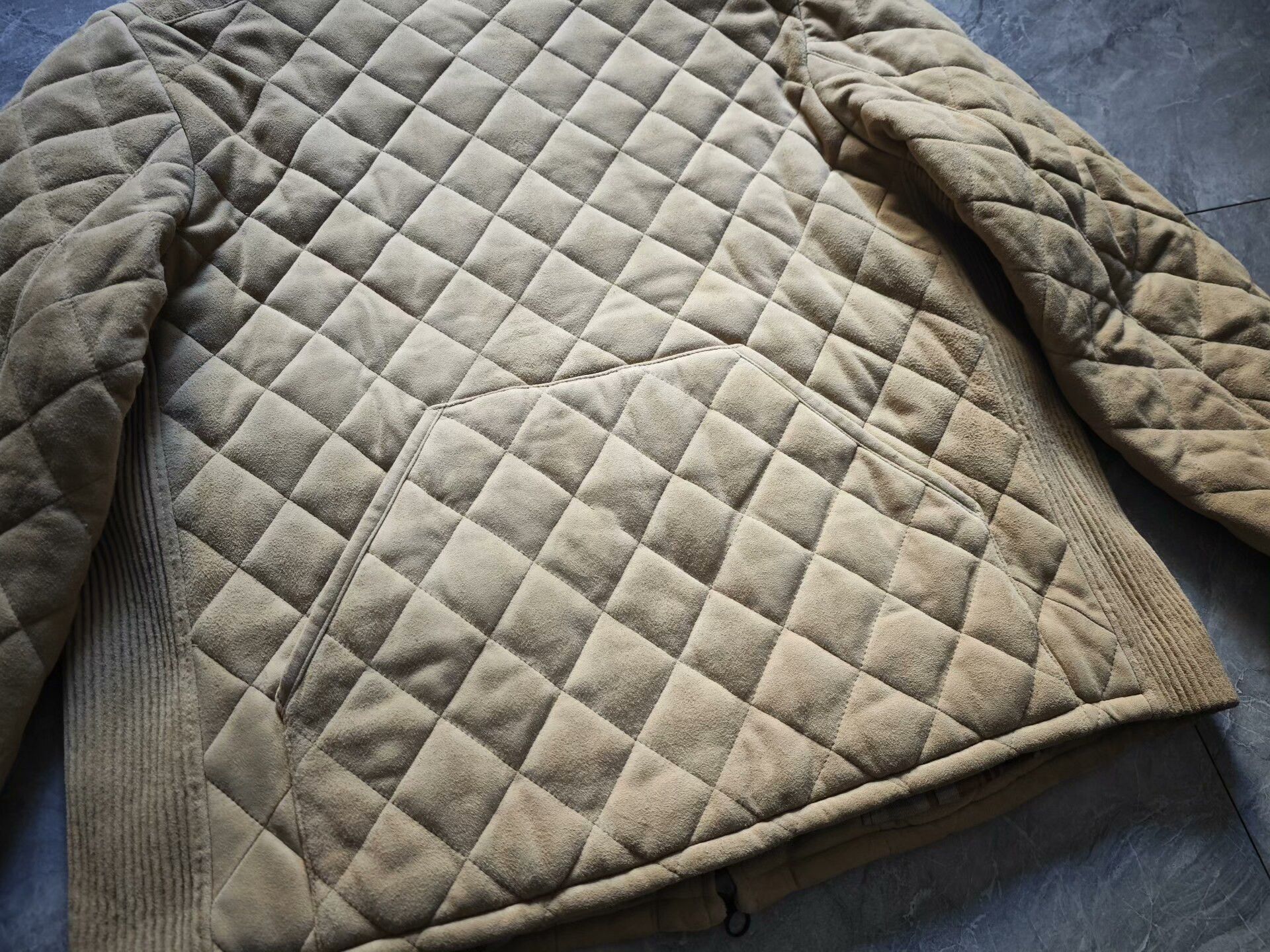 Polo Ralph Lauren quilted suede leather jacket by polo ralph lauren Size US XL / EU 56 / 4 - 6 Thumbnail