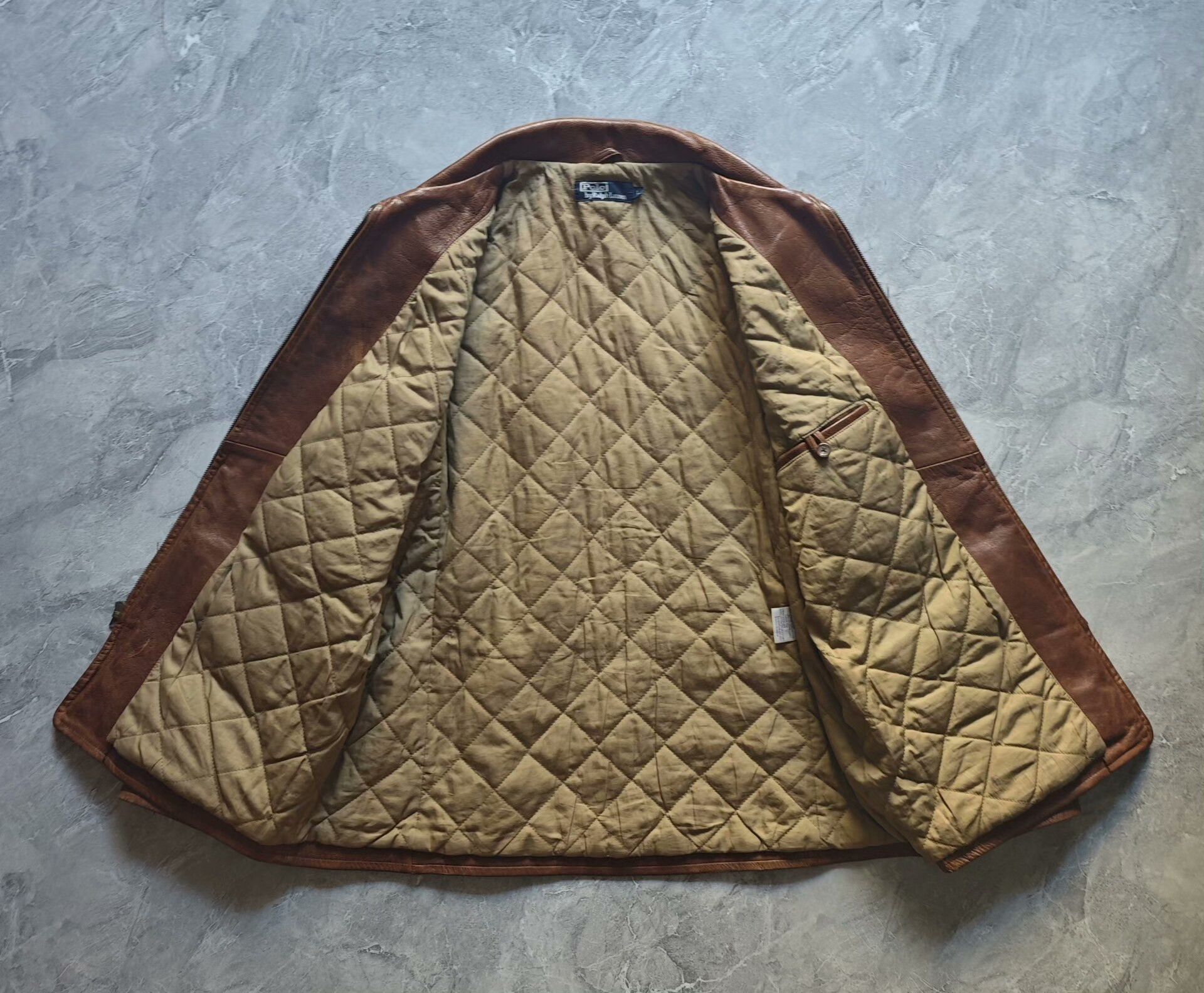 Polo Ralph Lauren vintage ralph lauren leather hunting jacket Size US L / EU 52-54 / 3 - 2 Thumbnail