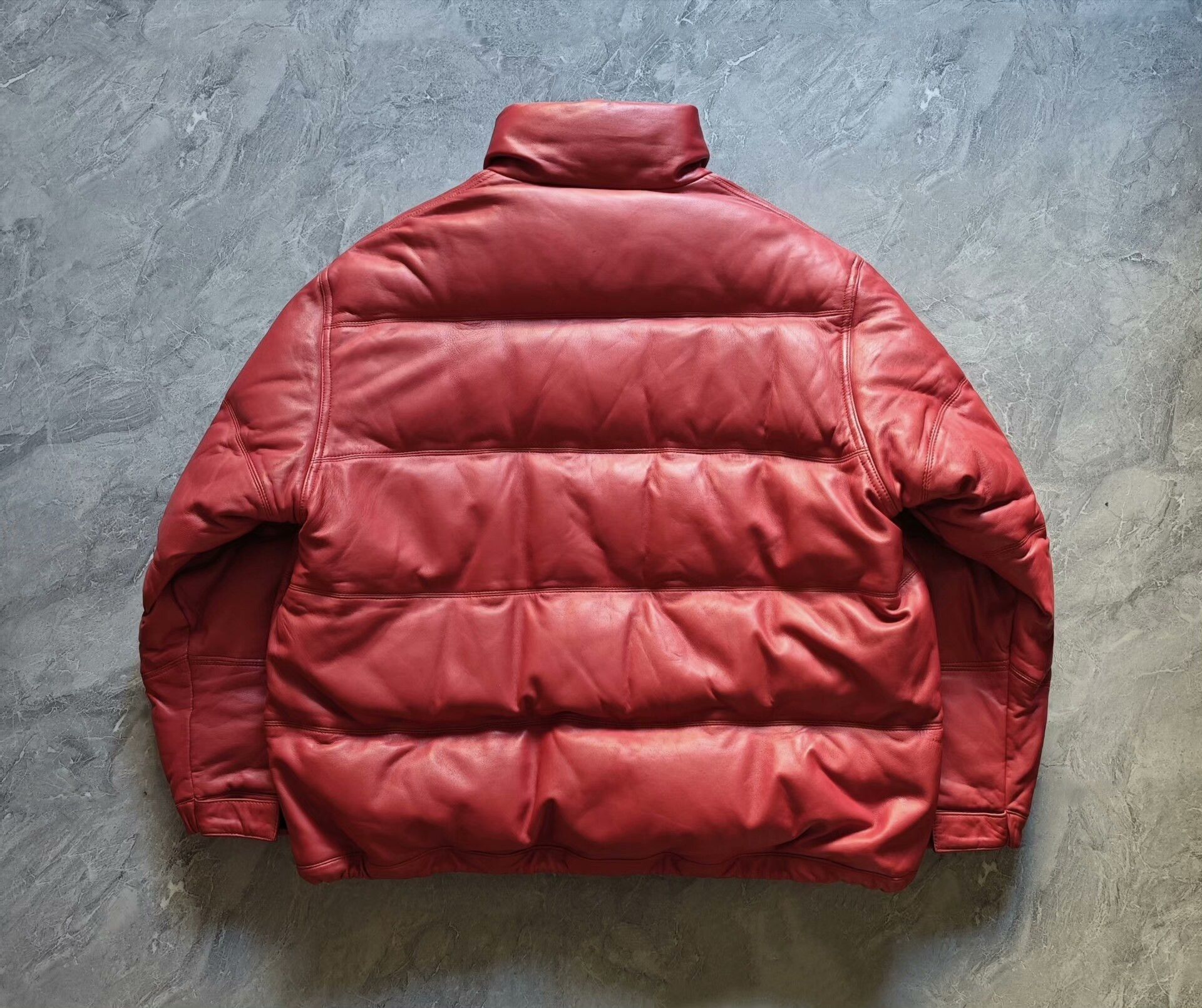 Polo Ralph Lauren leather puffer jacket by polo ralph lauren Size US L / EU 52-54 / 3 - 6 Thumbnail