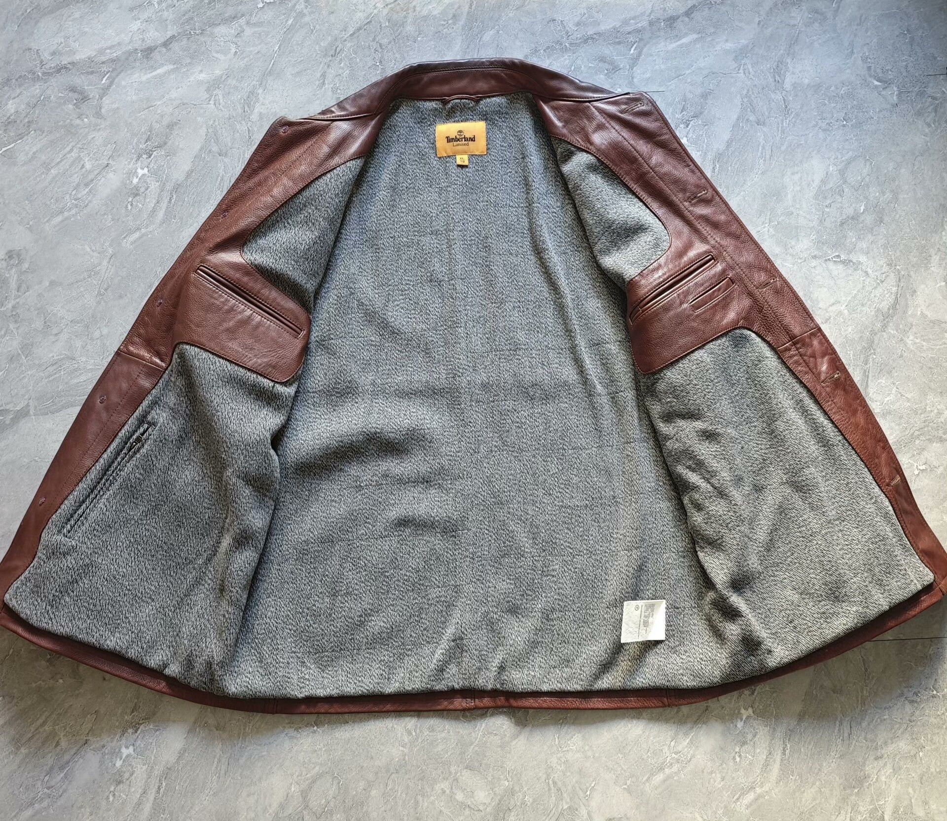 Timberland timberland leather work jacket in rich brown Size US XL / EU 56 / 4 - 2 Thumbnail