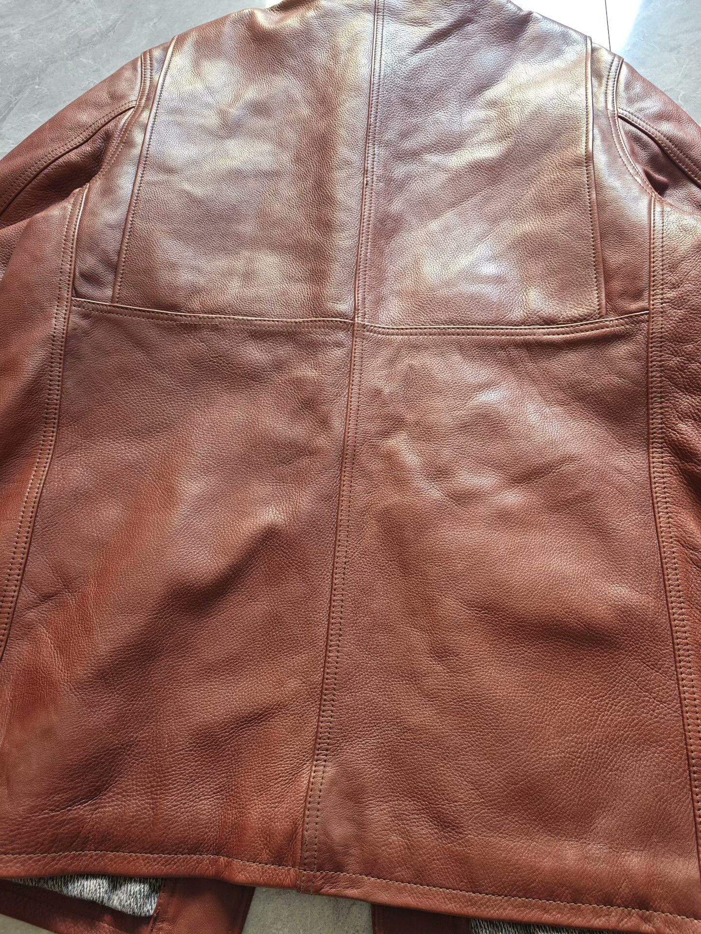 Timberland timberland leather work jacket in rich brown Size US XL / EU 56 / 4 - 6 Thumbnail