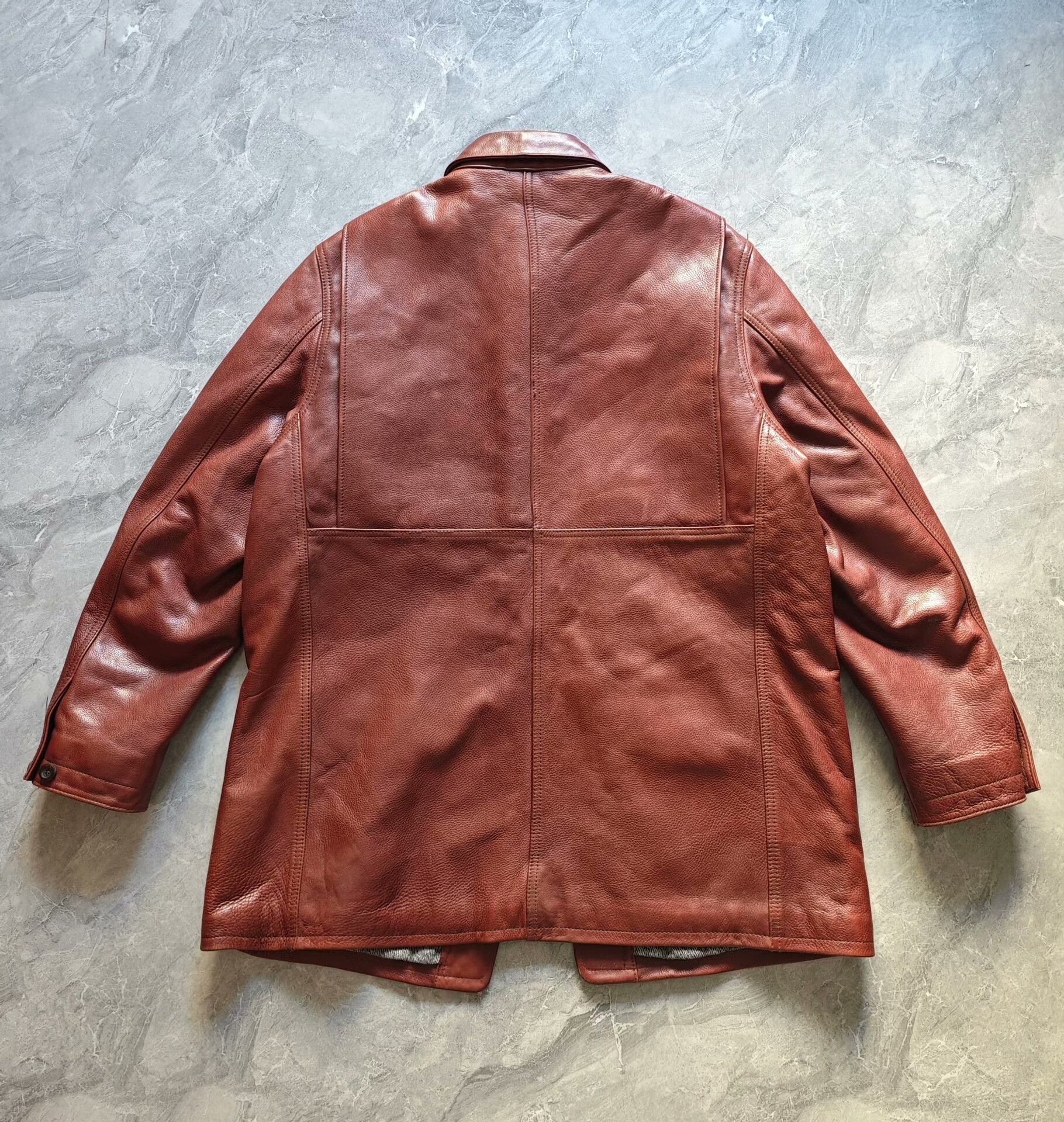 Timberland timberland leather work jacket in rich brown Size US XL / EU 56 / 4 - 3 Thumbnail