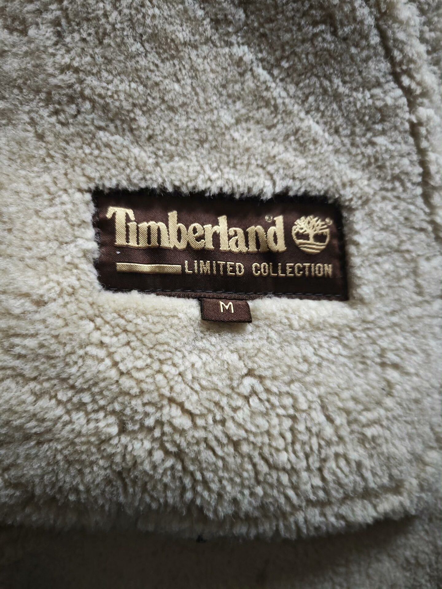 Timberland long leather shearling coat for winter Size US M / EU 48-50 / 2 - 4 Thumbnail