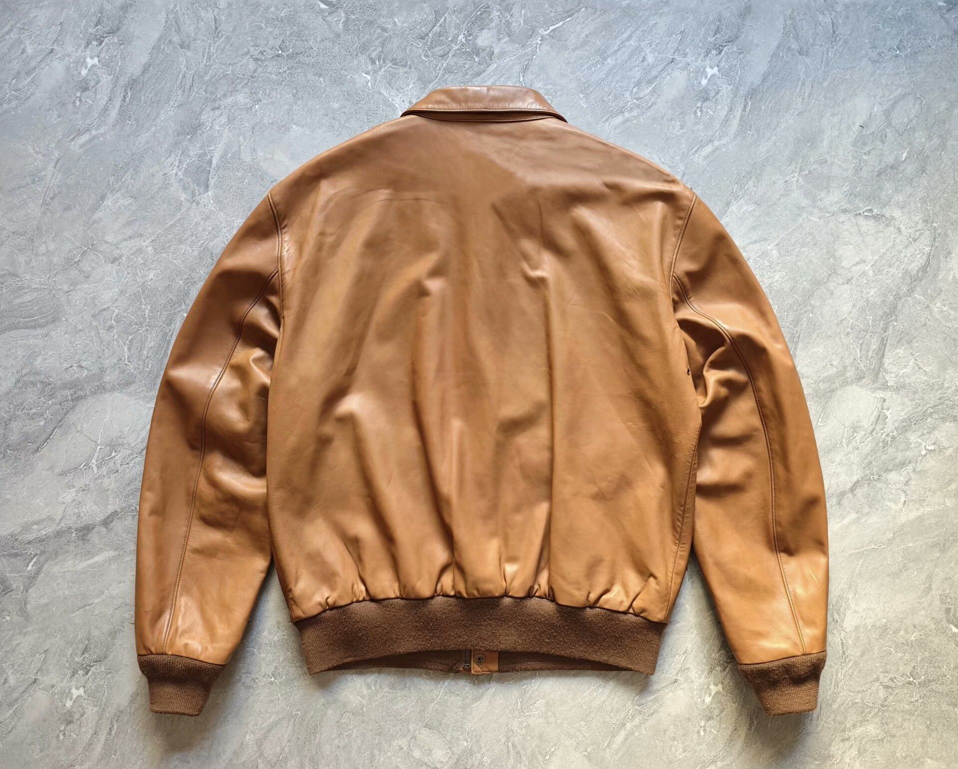 Polo Ralph Lauren polo ralph lauren lambskin a-2 jacket Size US XL / EU 56 / 4 - 3 Thumbnail