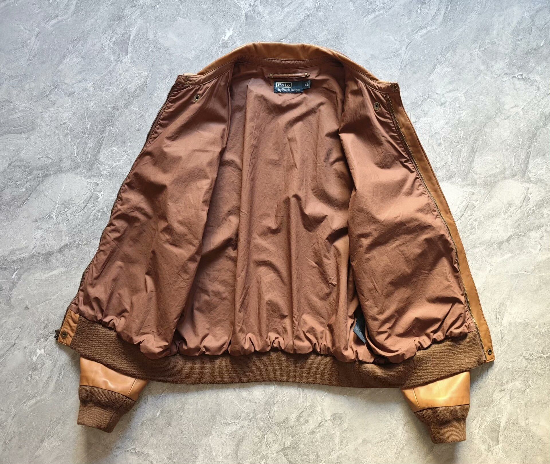 Polo Ralph Lauren polo ralph lauren lambskin a-2 jacket Size US XL / EU 56 / 4 - 2 Thumbnail
