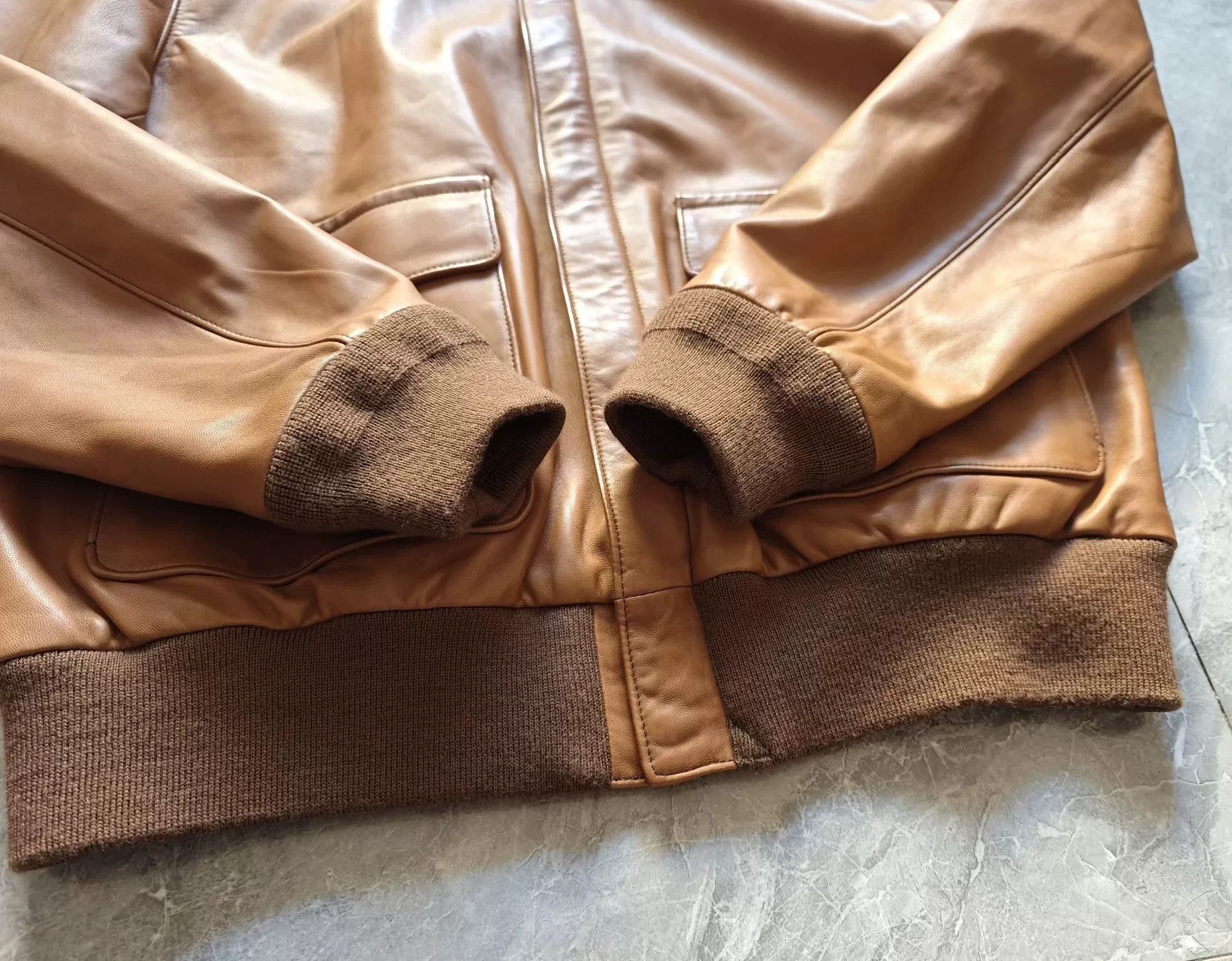 Polo Ralph Lauren polo ralph lauren lambskin a-2 jacket Size US XL / EU 56 / 4 - 5 Thumbnail
