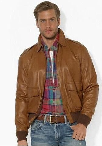 Polo Ralph Lauren polo ralph lauren lambskin a-2 jacket Size US XL / EU 56 / 4 - 8 Thumbnail
