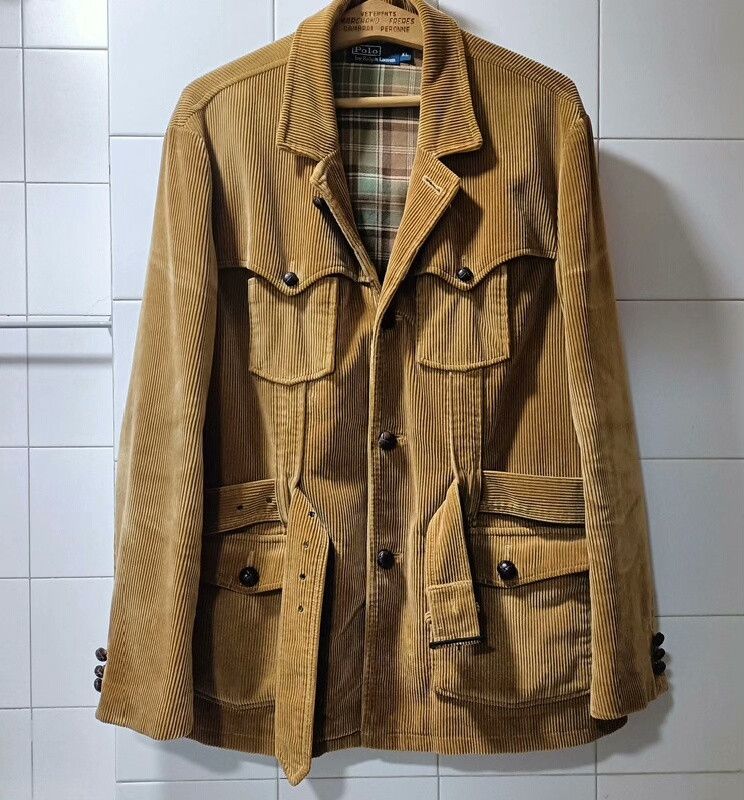 Ralph Lauren Blue Label corduroy hunting jacket by polo ralph lauren Size US XL / EU 56 / 4 - 2 Thumbnail