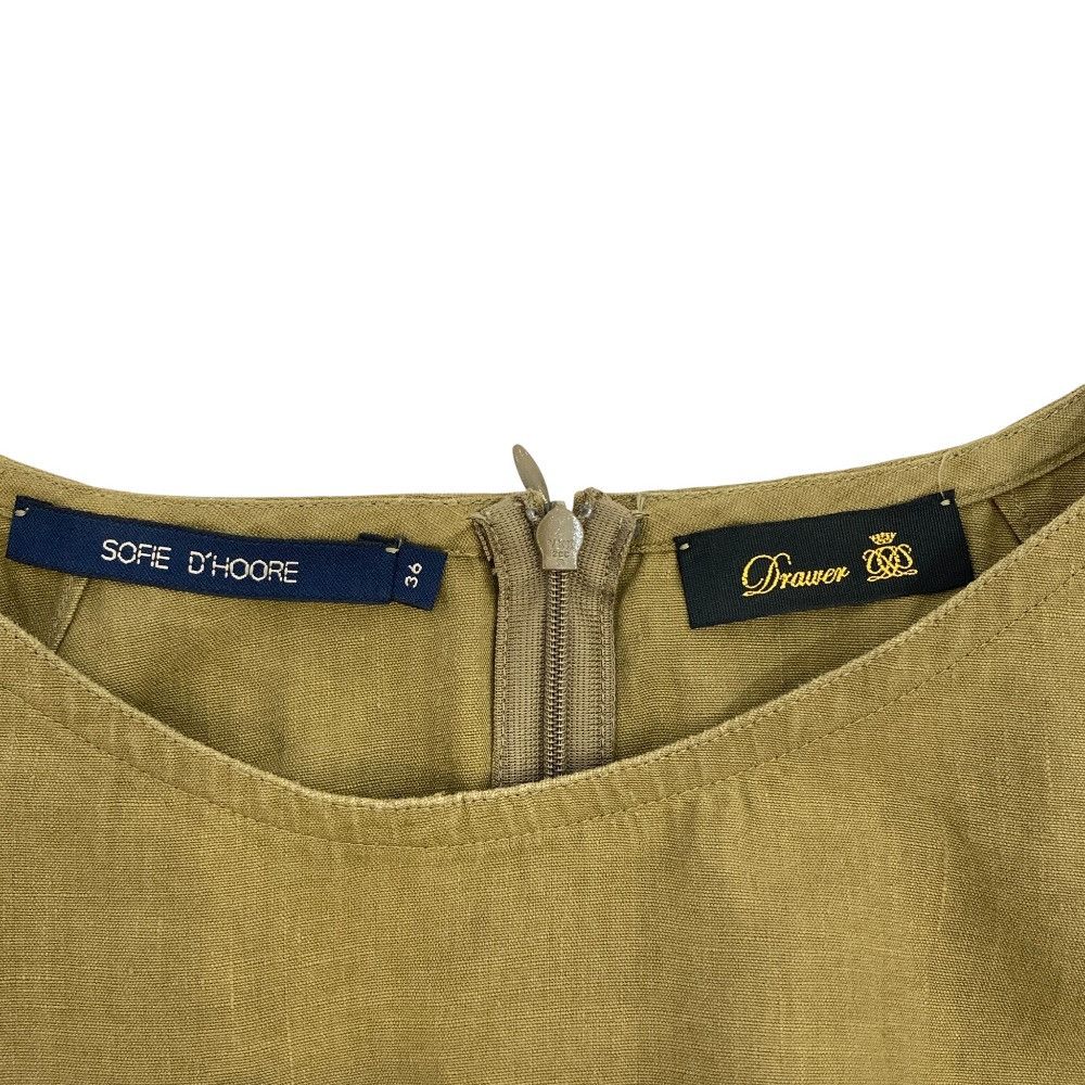 Other Other Sofie D'Hoore Linen Dress Plant-based Dresses 6526-343-0926 DUTY FREE for USA Size ONE SIZE - 3 Thumbnail