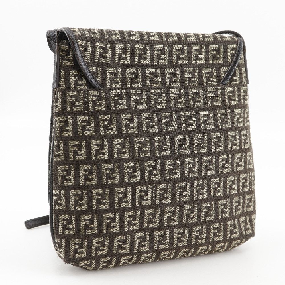 Fendi Fendi Fendi Zucchino Nylon Canvas Shoulder Bag Textile Crossbody Bag DUTY FREE for USA Size ONE SIZE - 3 Thumbnail