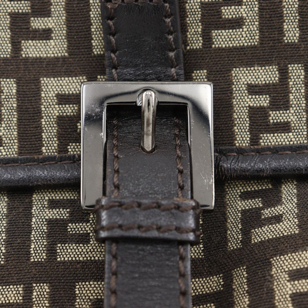 Fendi Fendi Fendi Zucchino Nylon Canvas Shoulder Bag Textile Crossbody Bag DUTY FREE for USA Size ONE SIZE - 8 Thumbnail