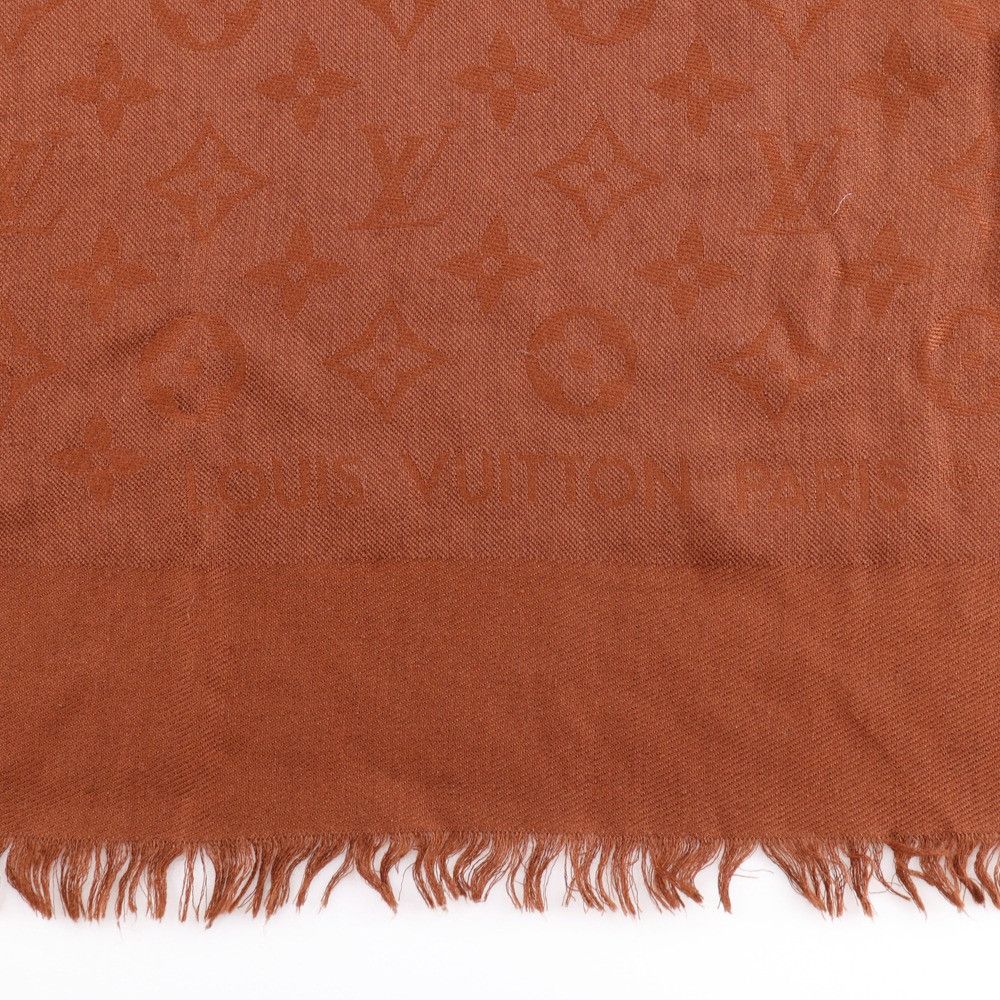 Louis Vuitton Louis Vuitton Louis Vuitton Monogram Silk Wool Stole Others Shawl DUTY FREE for USA Size ONE SIZE - 15 Thumbnail