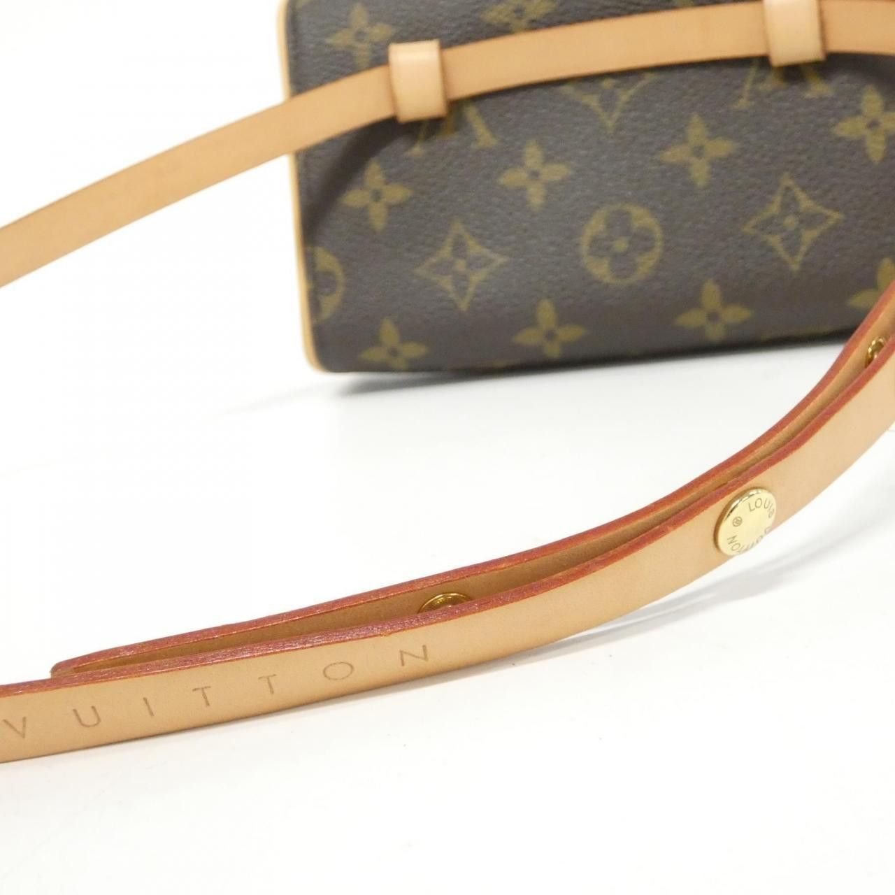 Louis Vuitton Louis Vuitton Louis Vuitton Pochette Florentine Monogram Waist Bag Textile Belt Bag M51855+M67303 DUTY FREE for USA Size ONE SIZE - 8 Thumbnail