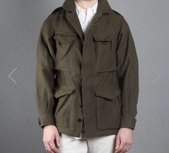 Drakes Drakes M-43 Field / Military Jacket Olive Size US L / EU 52-54 / 3 - 1 Preview