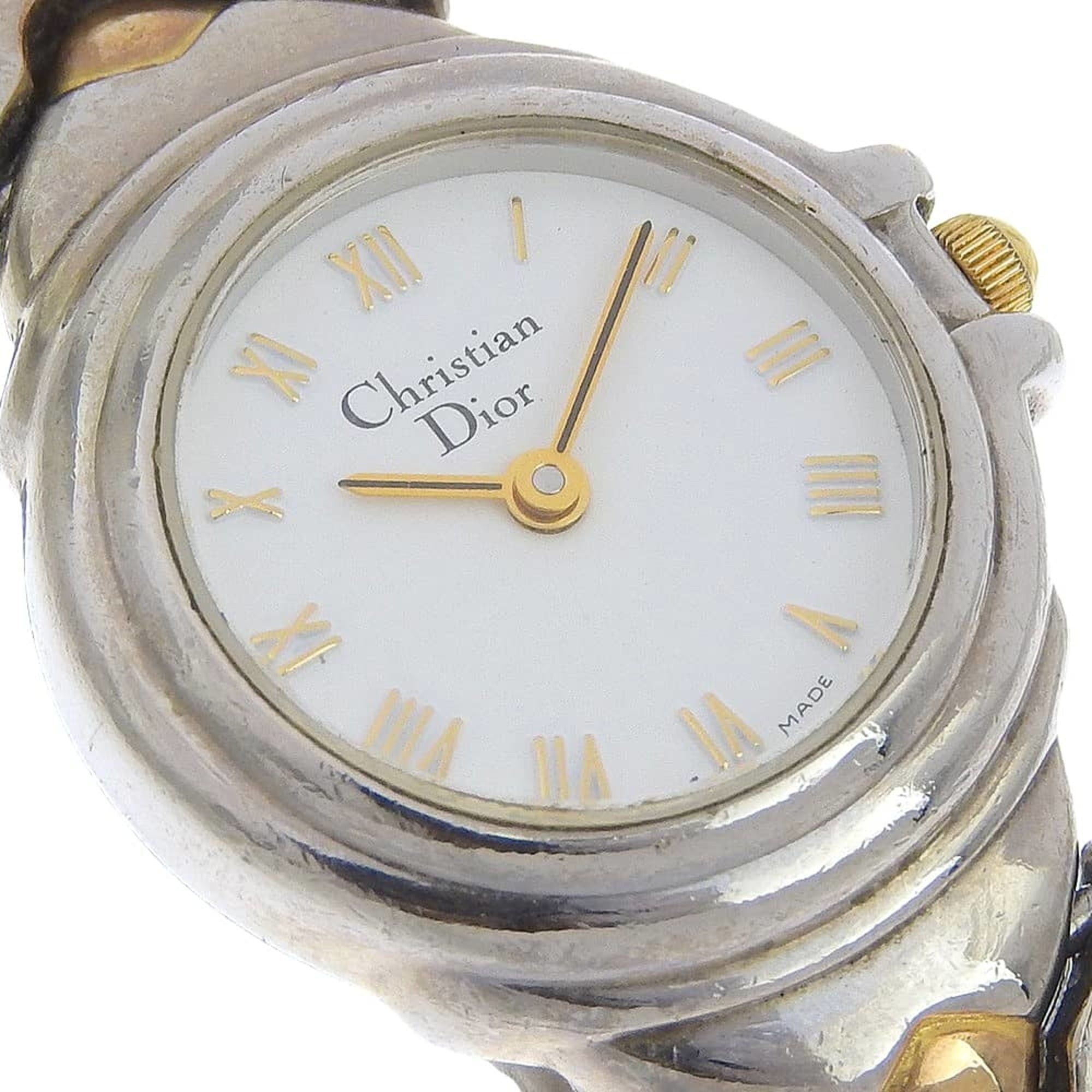 Dior Christian Dior Watch Stainless Steel Quartz Analog White Dial Women's Size ONE SIZE - 3 Thumbnail