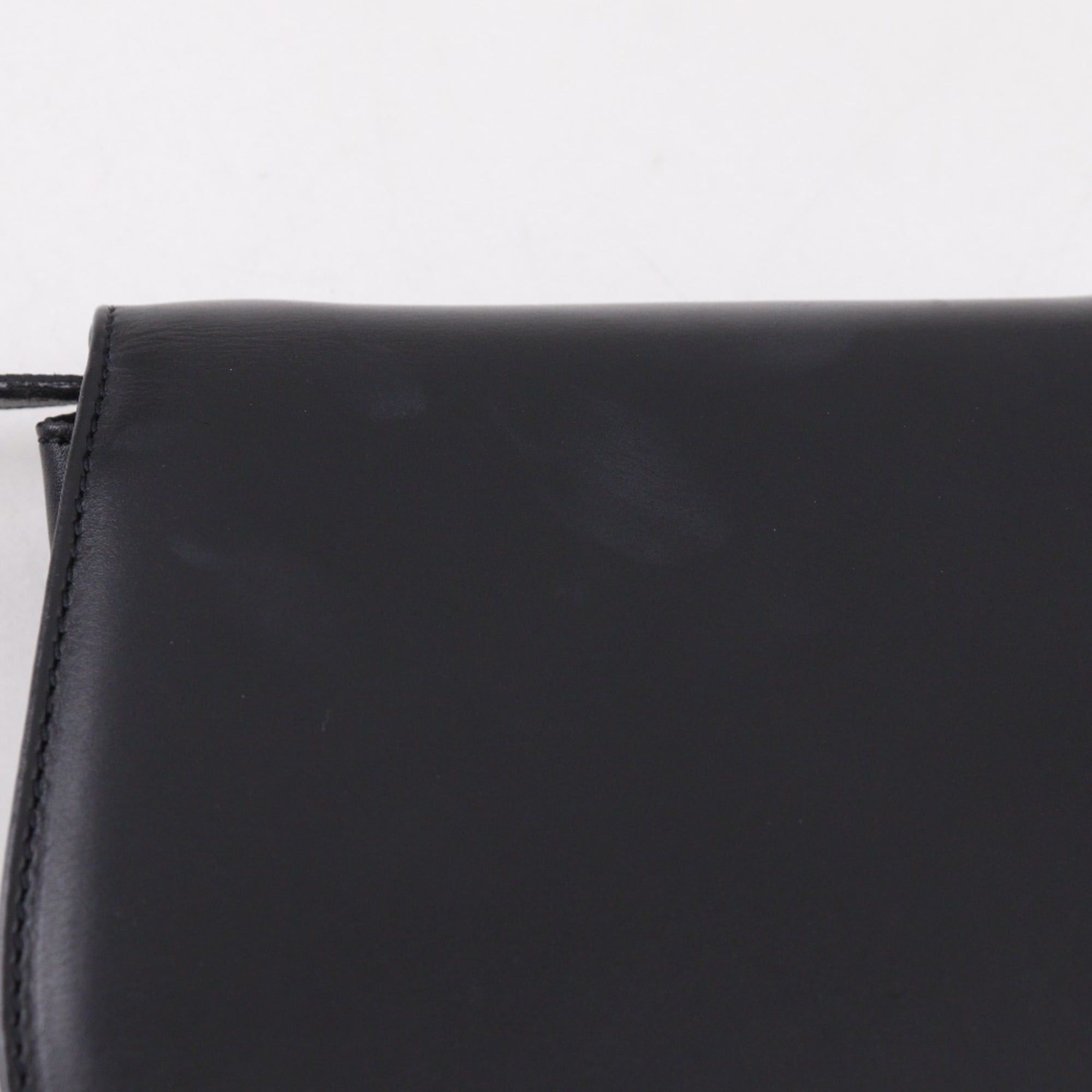 Salvatore Ferragamo Salvatore Ferragamo Pochette Shoulder Bag 2WAY Clutch DQ-21 5640 Leather Black 2Way Flap Women's Size ONE SIZE - 11 Thumbnail