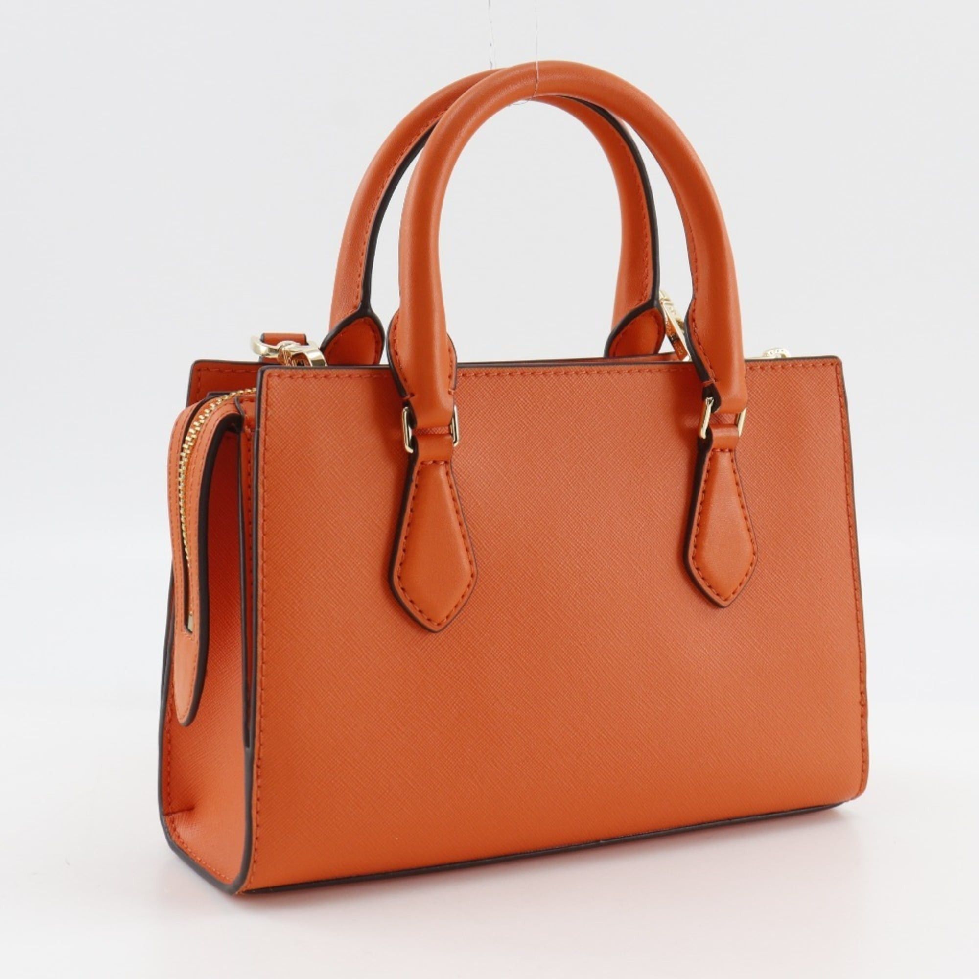 Michael Kors Michael Kors SHEILA Handbag, 2-Way Shoulder Bag, 35S3G6HS5L, Calfskin, Orange, Zipper, SHEILA, Women's Size ONE SIZE - 3 Thumbnail