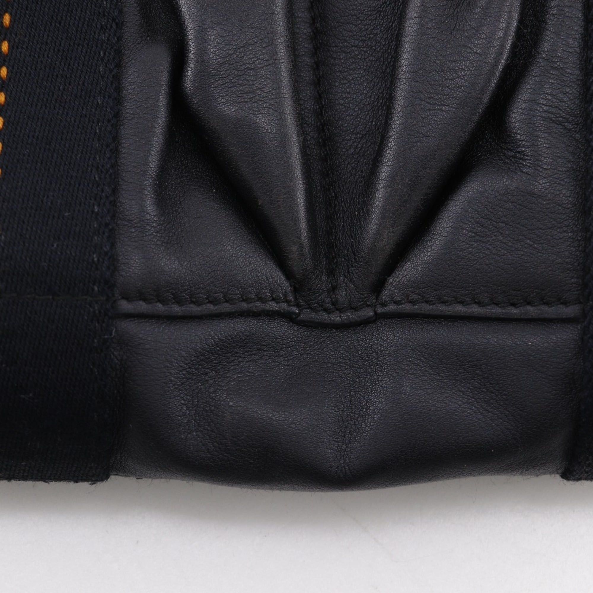 Hermes Hermes Caravan Horizontal PM Handbag Veau Derma Black Zipper Women's Size ONE SIZE - 12 Thumbnail