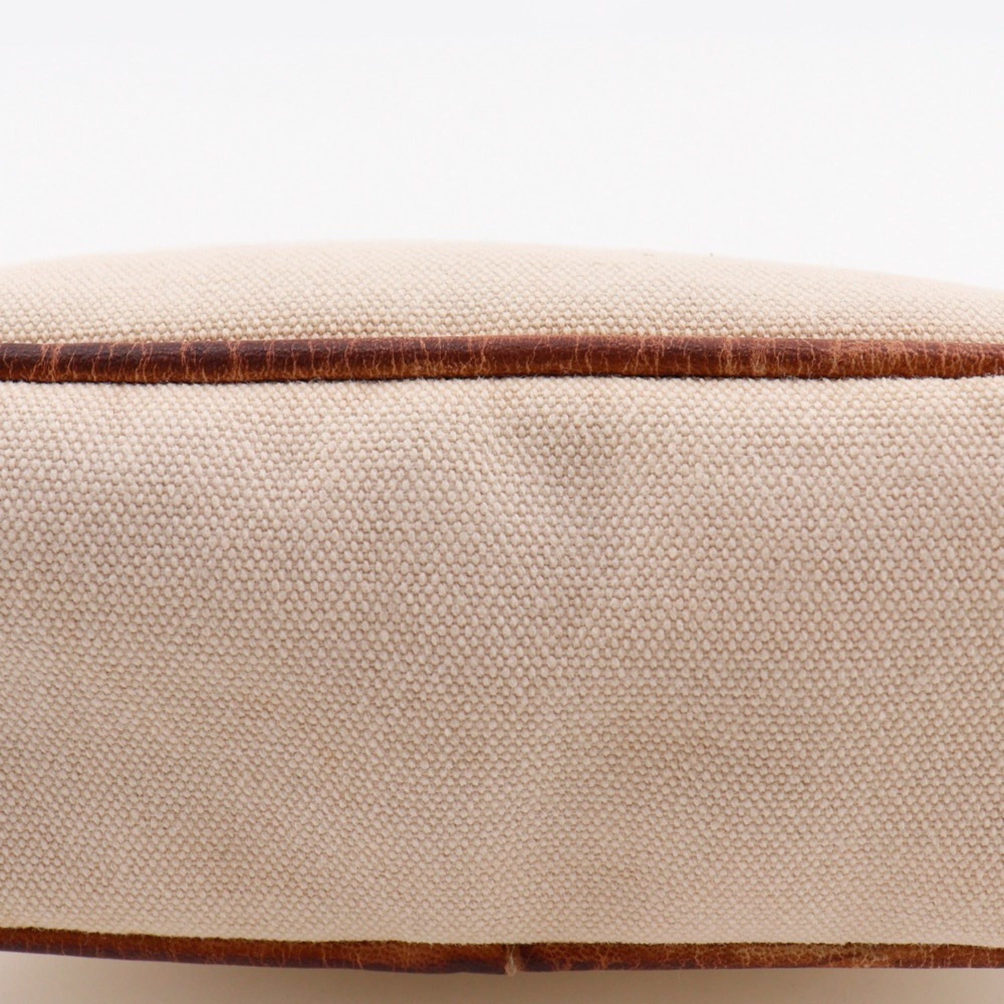 Hermes Hermes Bolide Pouch 20 Canvas Beige Zipper Unisex Size ONE SIZE - 12 Thumbnail
