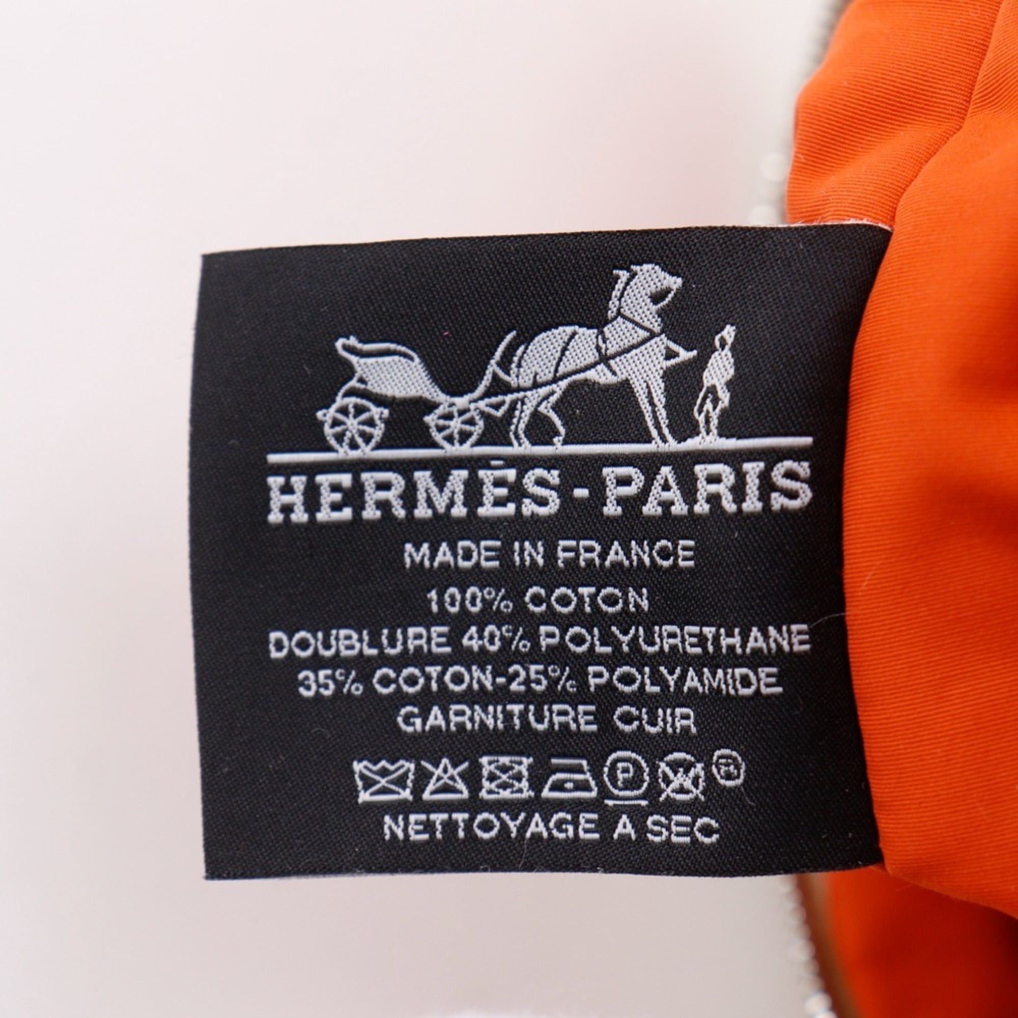 Hermes Hermes Bolide Pouch 20 Canvas Beige Zipper Unisex Size ONE SIZE - 15 Thumbnail