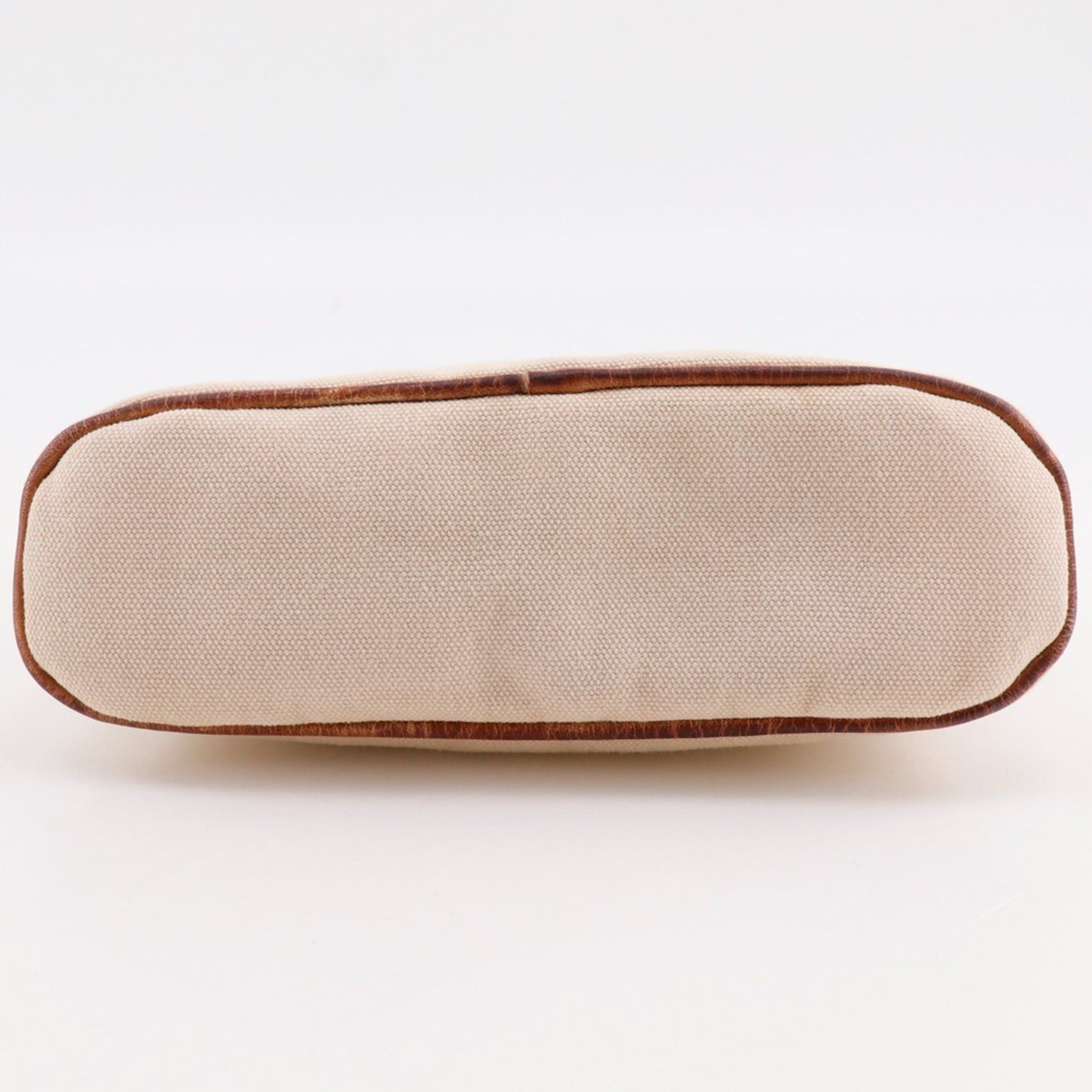 Hermes Hermes Bolide Pouch 20 Canvas Beige Zipper Unisex Size ONE SIZE - 10 Thumbnail