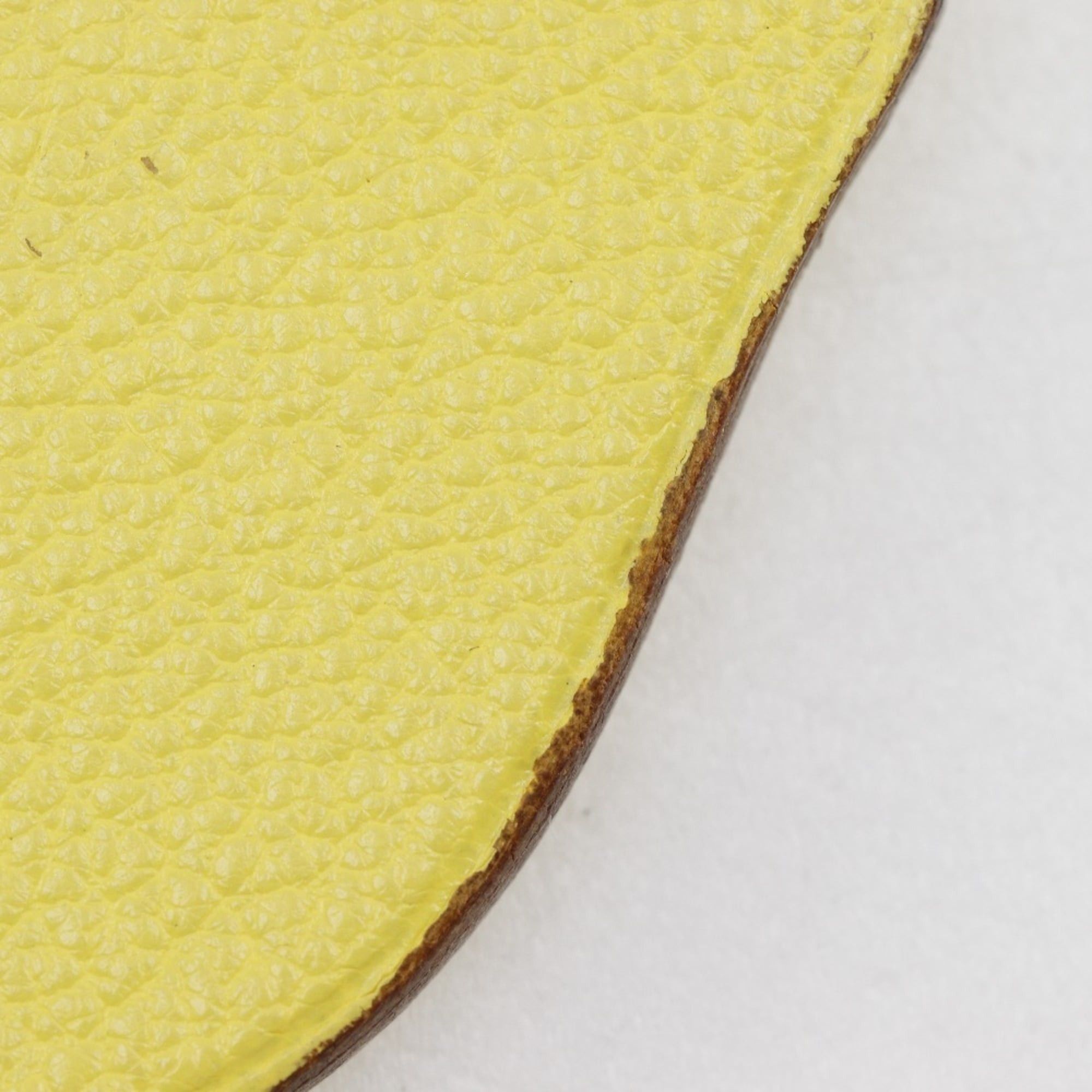 Hermes Hermes Lemon Charm Bag Leather Yellow Unisex Size ONE SIZE - 7 Thumbnail