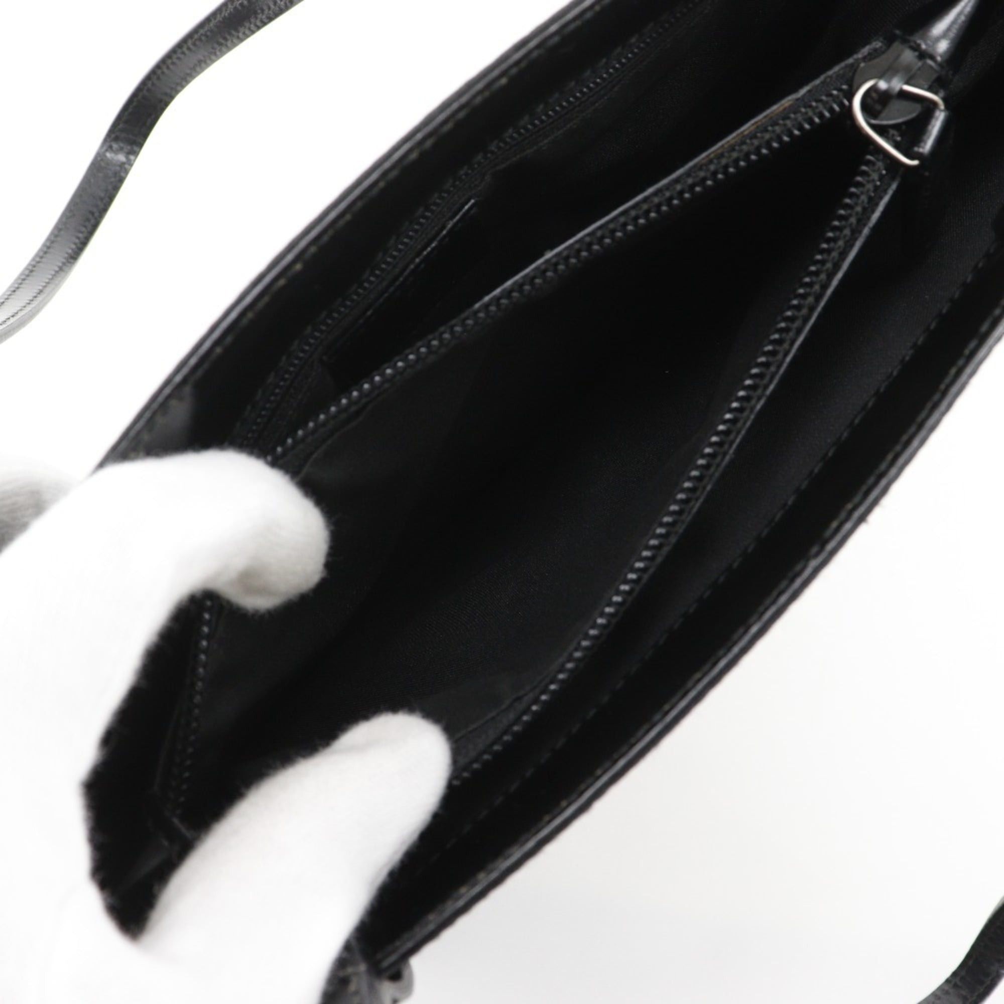 Gucci Gucci Tote Bag GG Canvas Black A5 Open Women's Size ONE SIZE - 6 Thumbnail